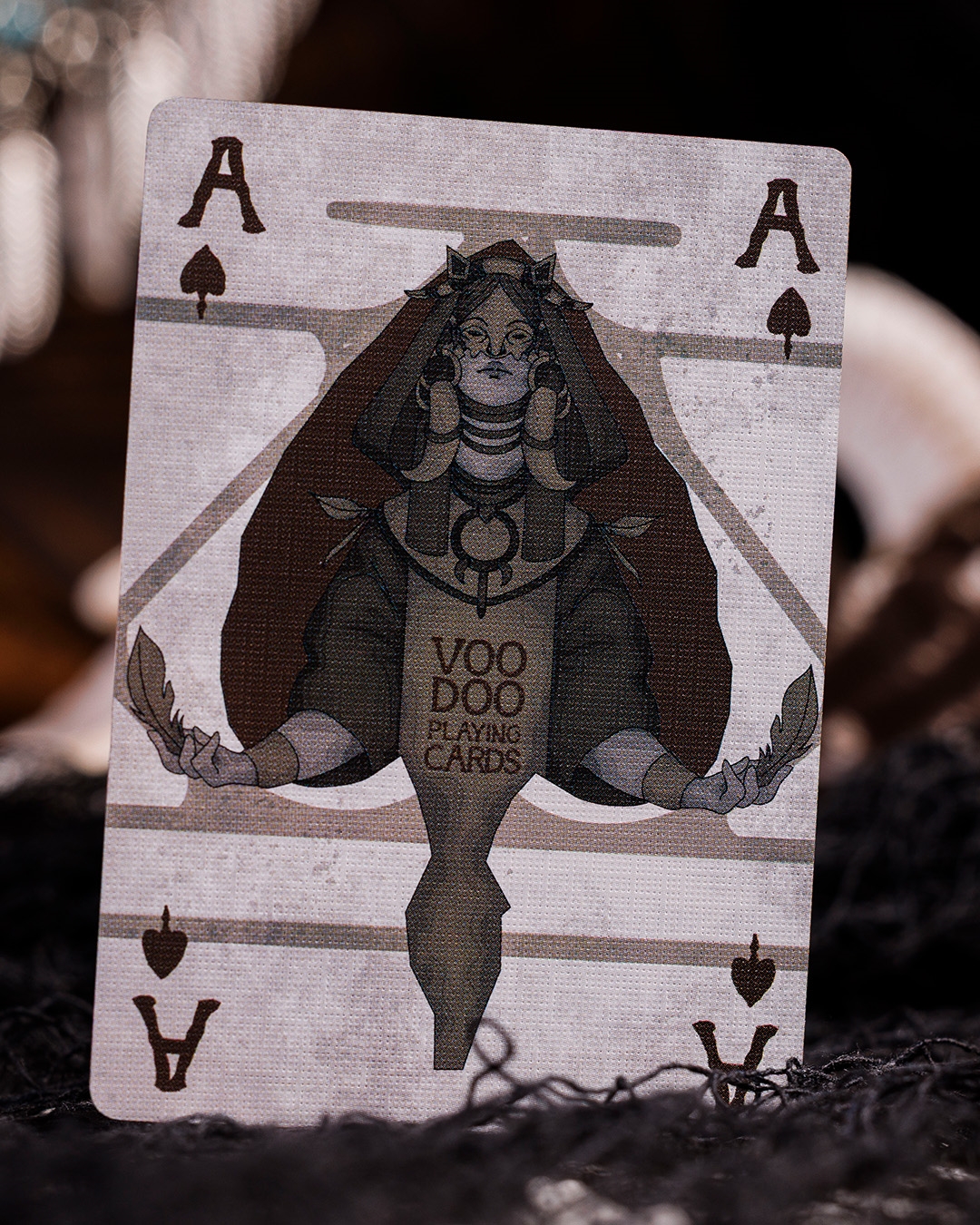 Best Tabletop Gaming Crowdfunding Projects Facebook ad: A Dark Art Deck From Anti-Faro's Vault