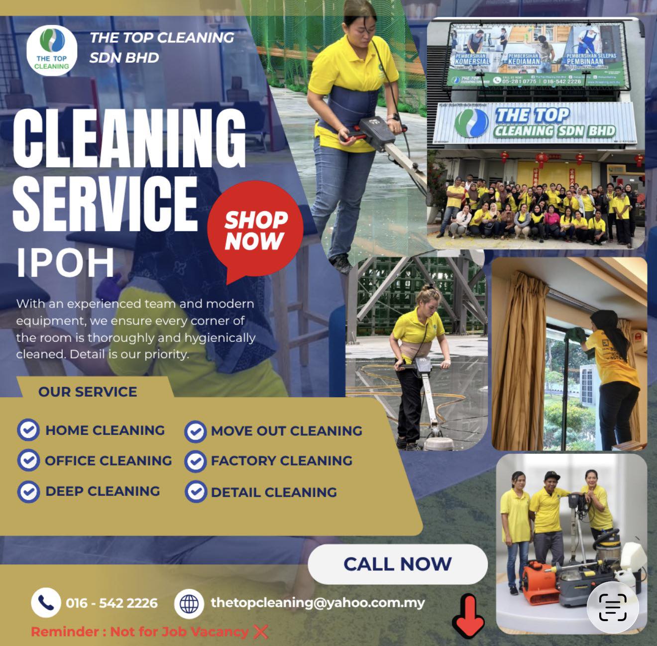 The Top Cleaning Sdn.Bhd Facebook ad