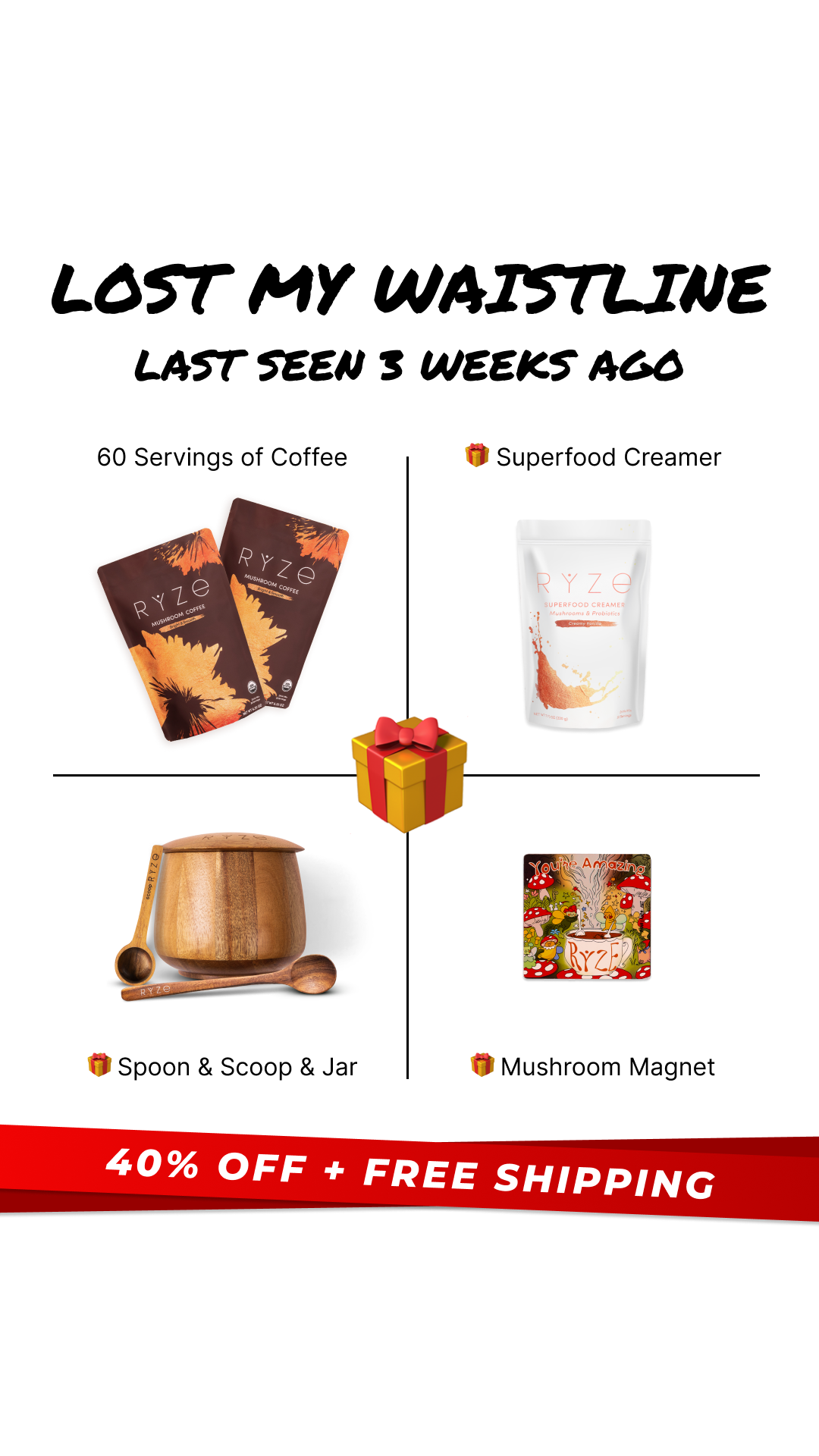 RYZE Superfoods Facebook ad