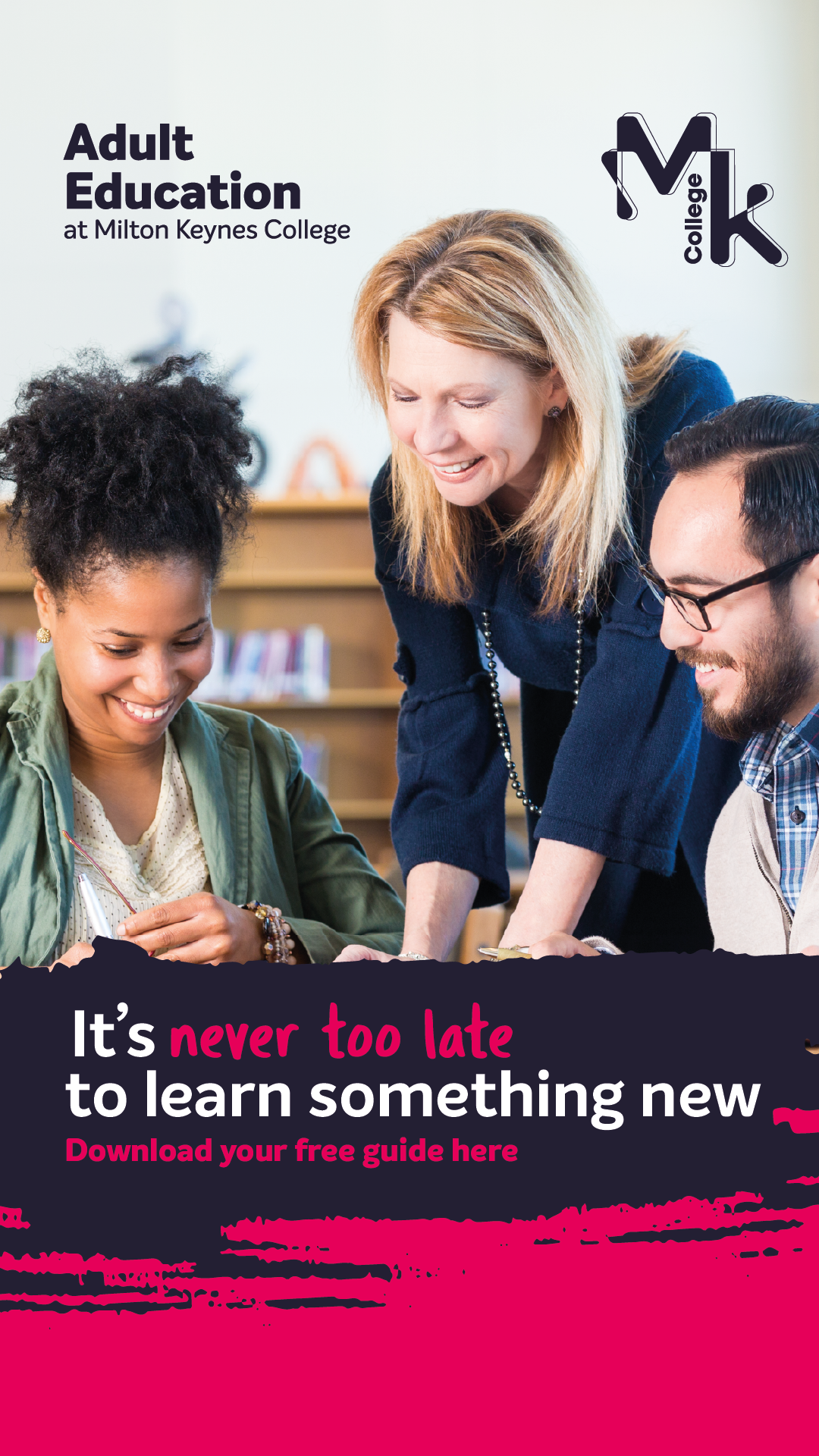 Milton Keynes College Facebook ad