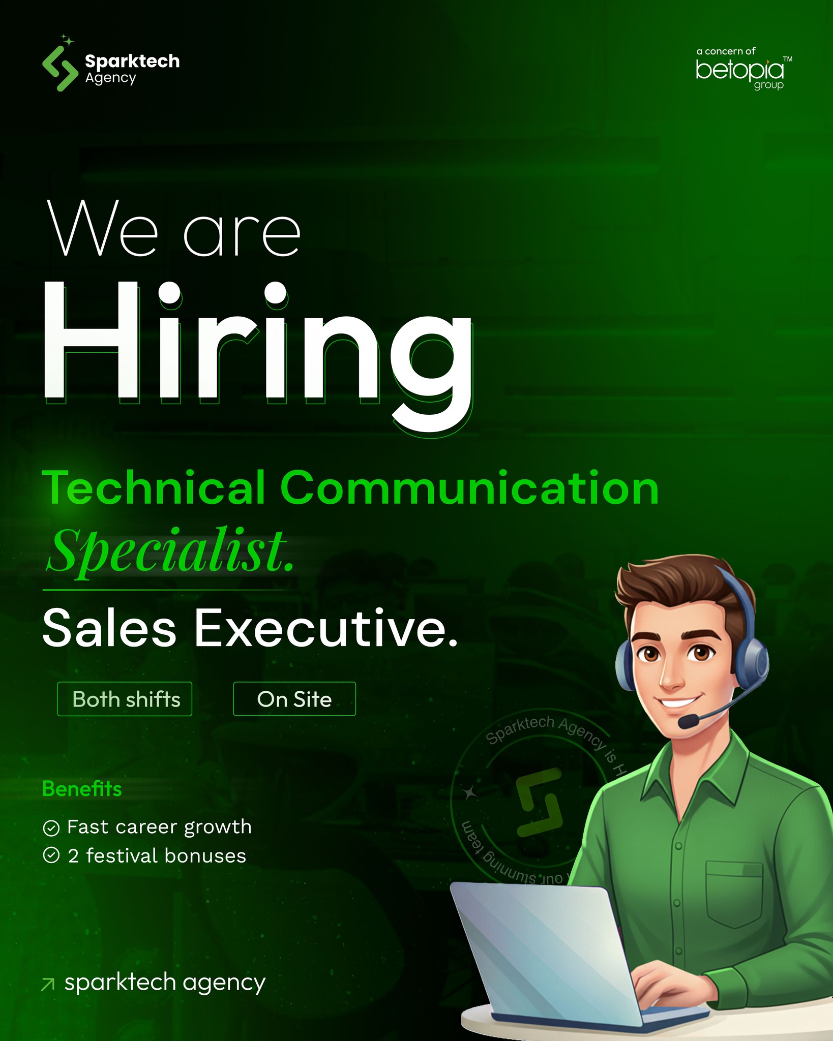 Sparktech Agency Facebook ad