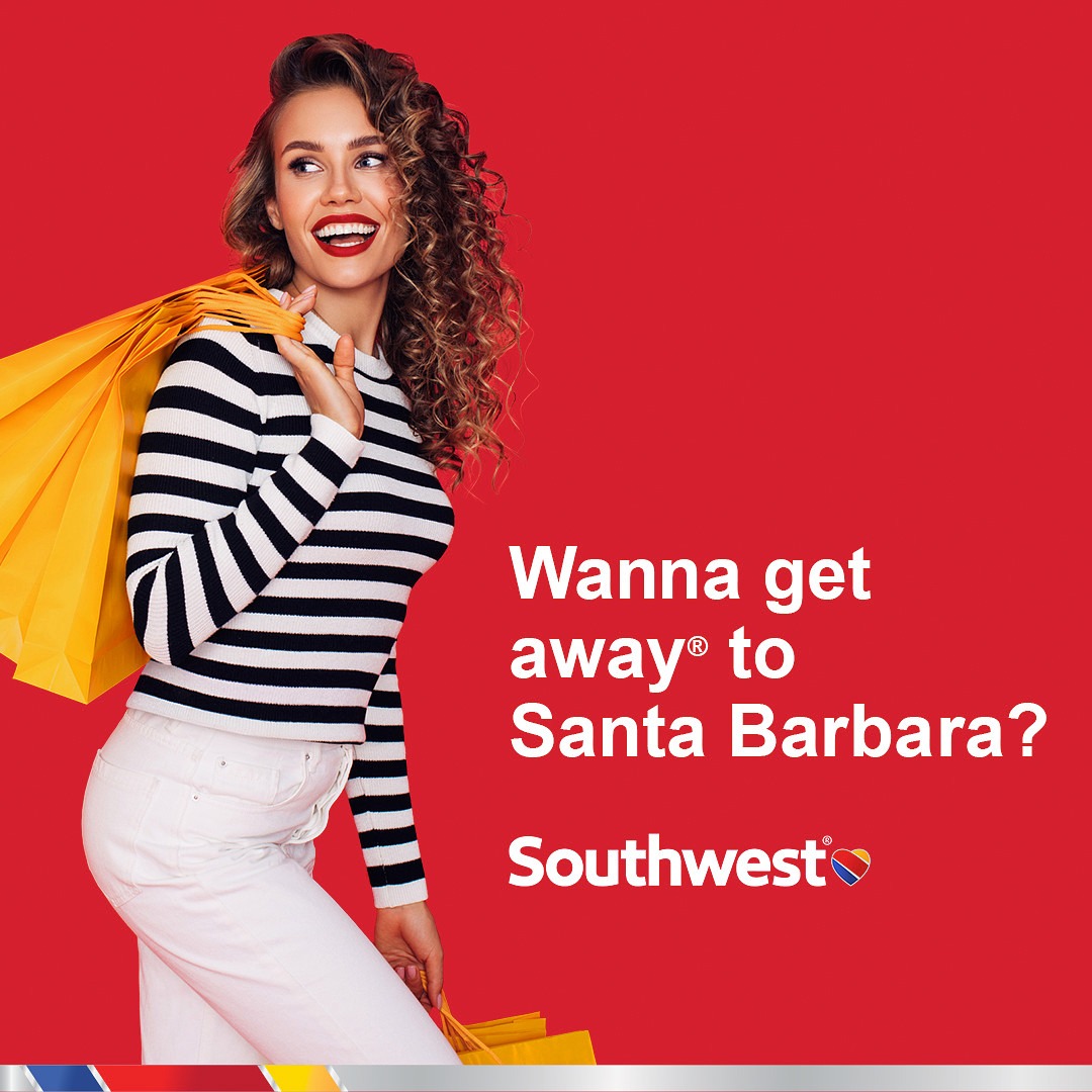 Visit Santa Barbara Facebook ad: Find joy in Santa Barbara.