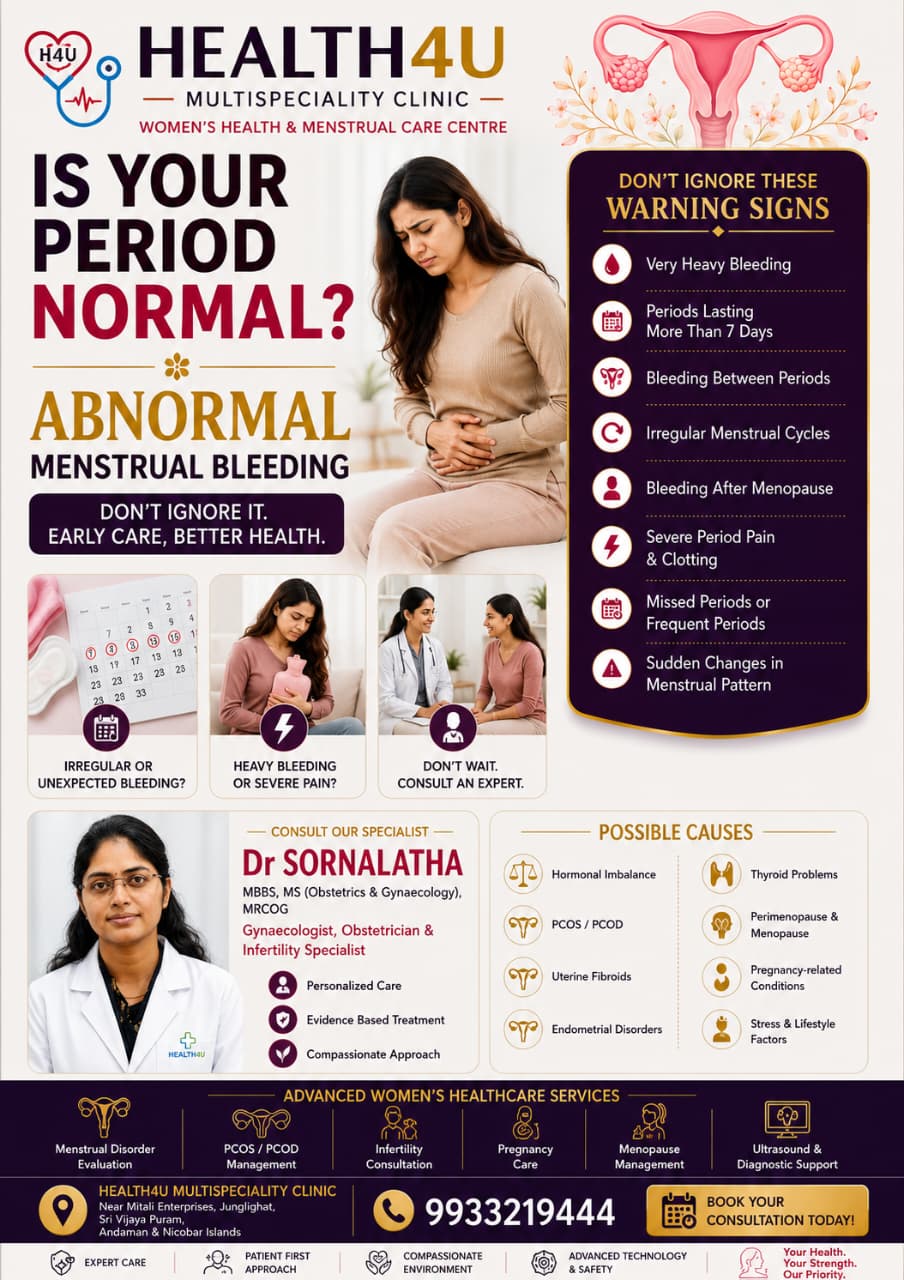 HEALTH 4U Facebook ad: FULL TIME GYNAECOLOGIST consultation for females at…