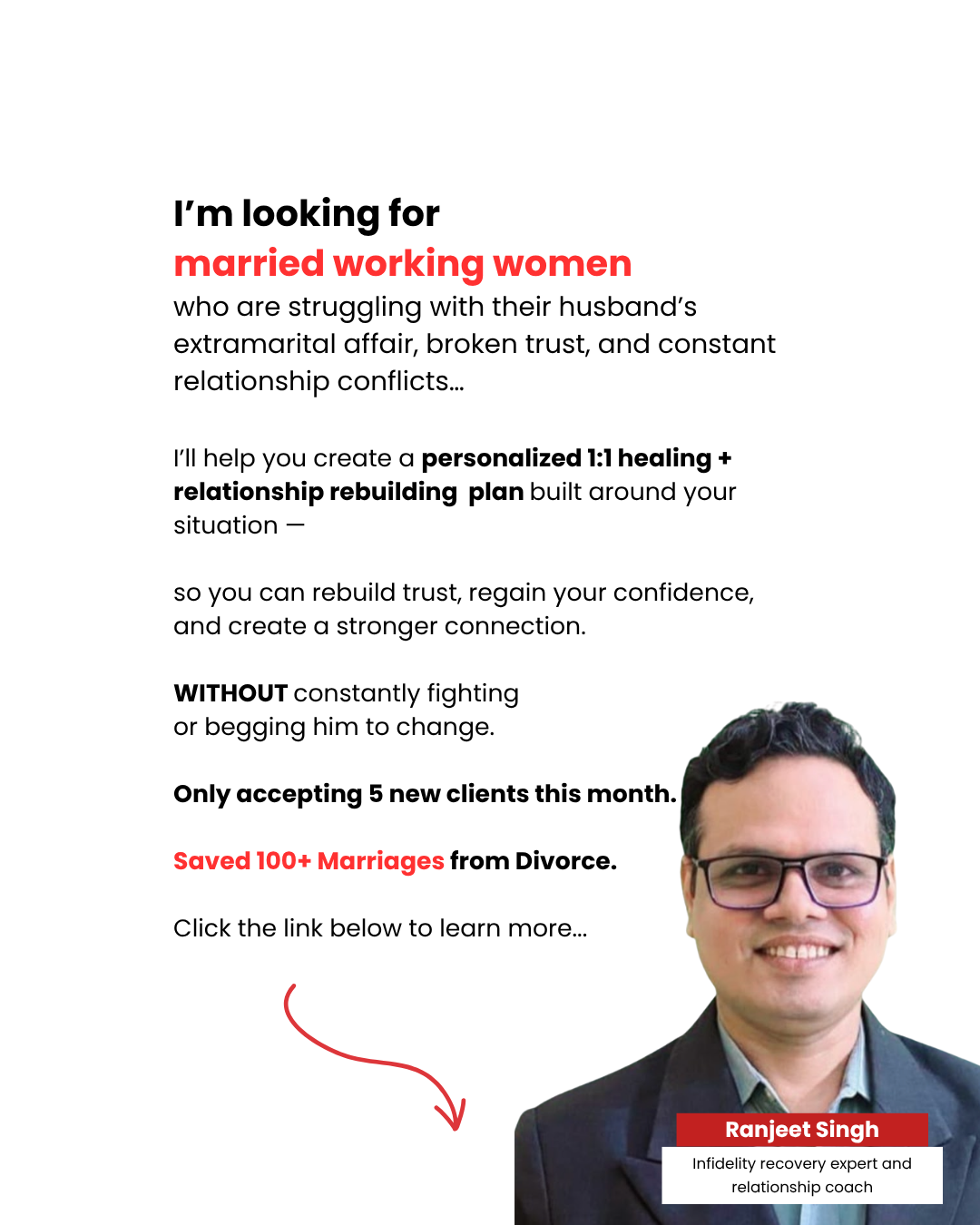 B R Reawakening - Infidelity Recovery Expert Facebook ad: Rebuild Trust After Infidelity