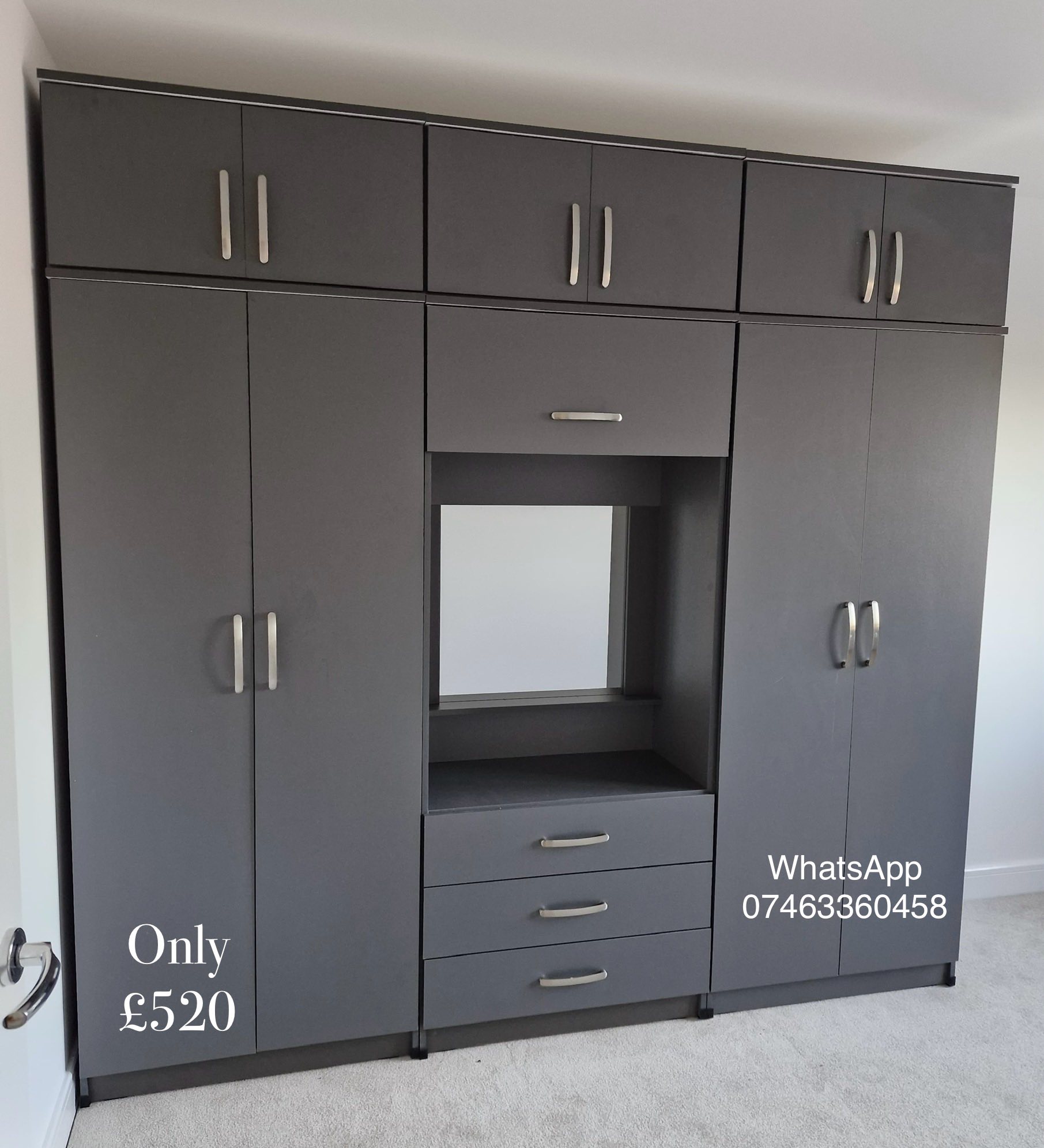 Isa Furniture Ltd Facebook ad: Brand New Wardrobe Fitments Direct From The Manufacturer