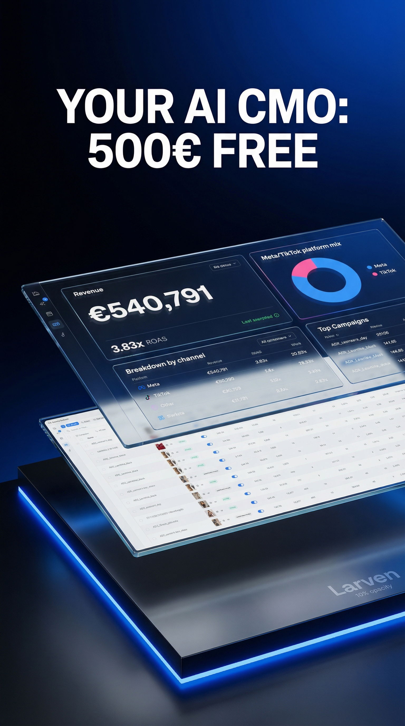 Larven AI Facebook ad