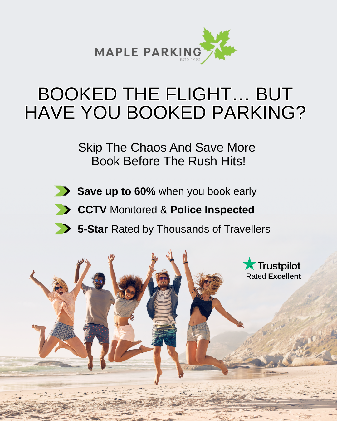 Maple Parking Facebook ad