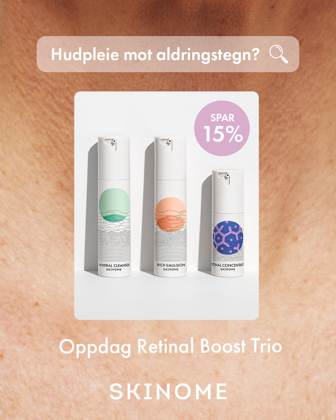 Skinome Facebook ad