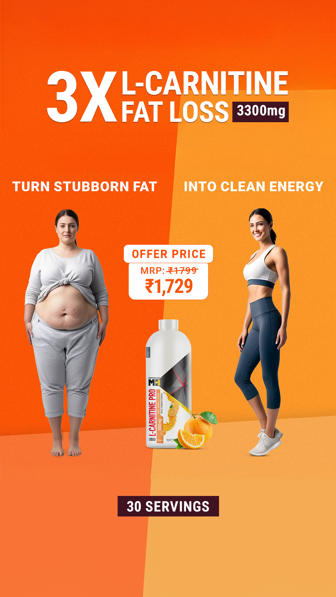 MuscleBlaze Facebook ad