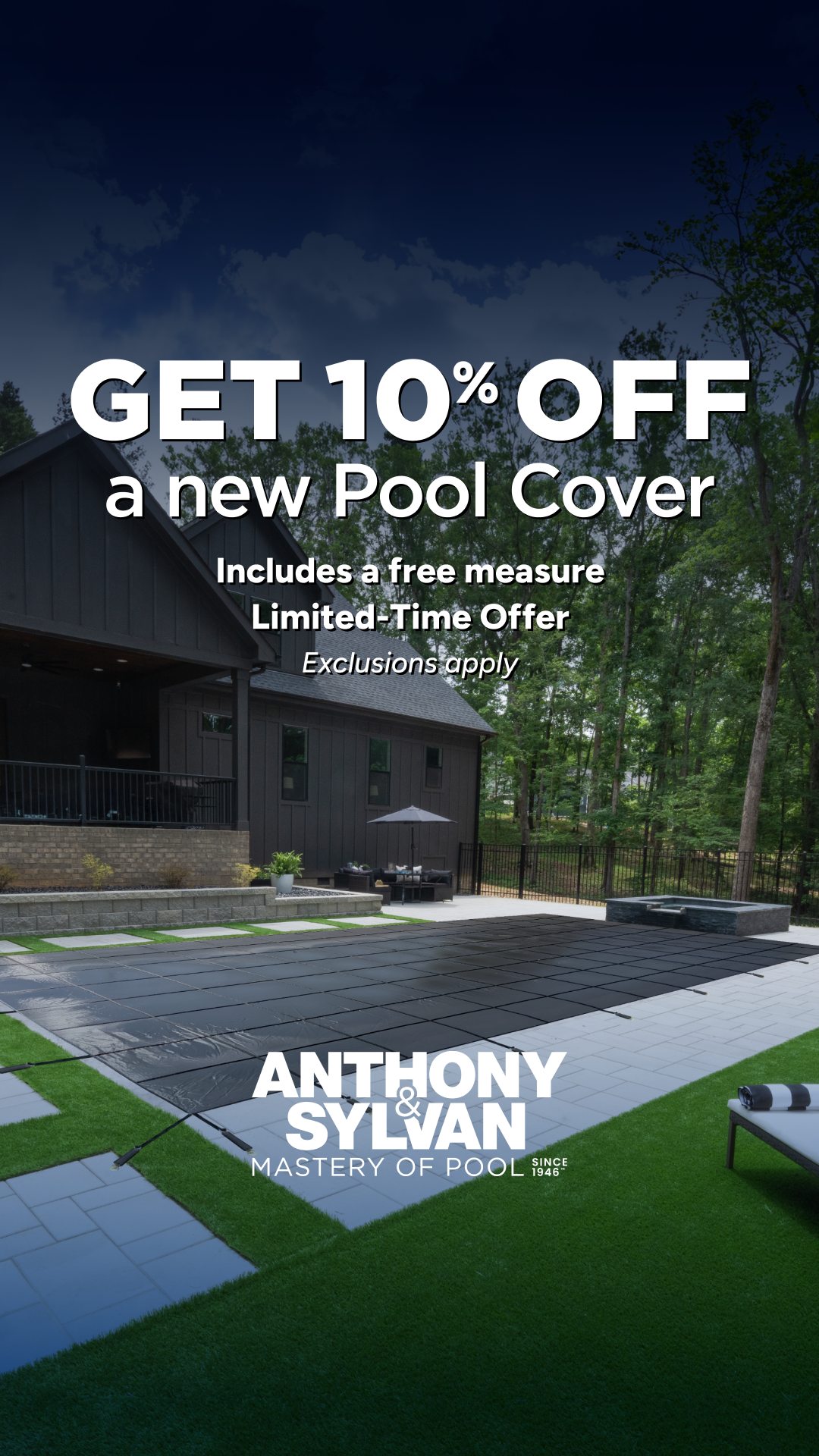 Anthony & Sylvan Pools Facebook ad