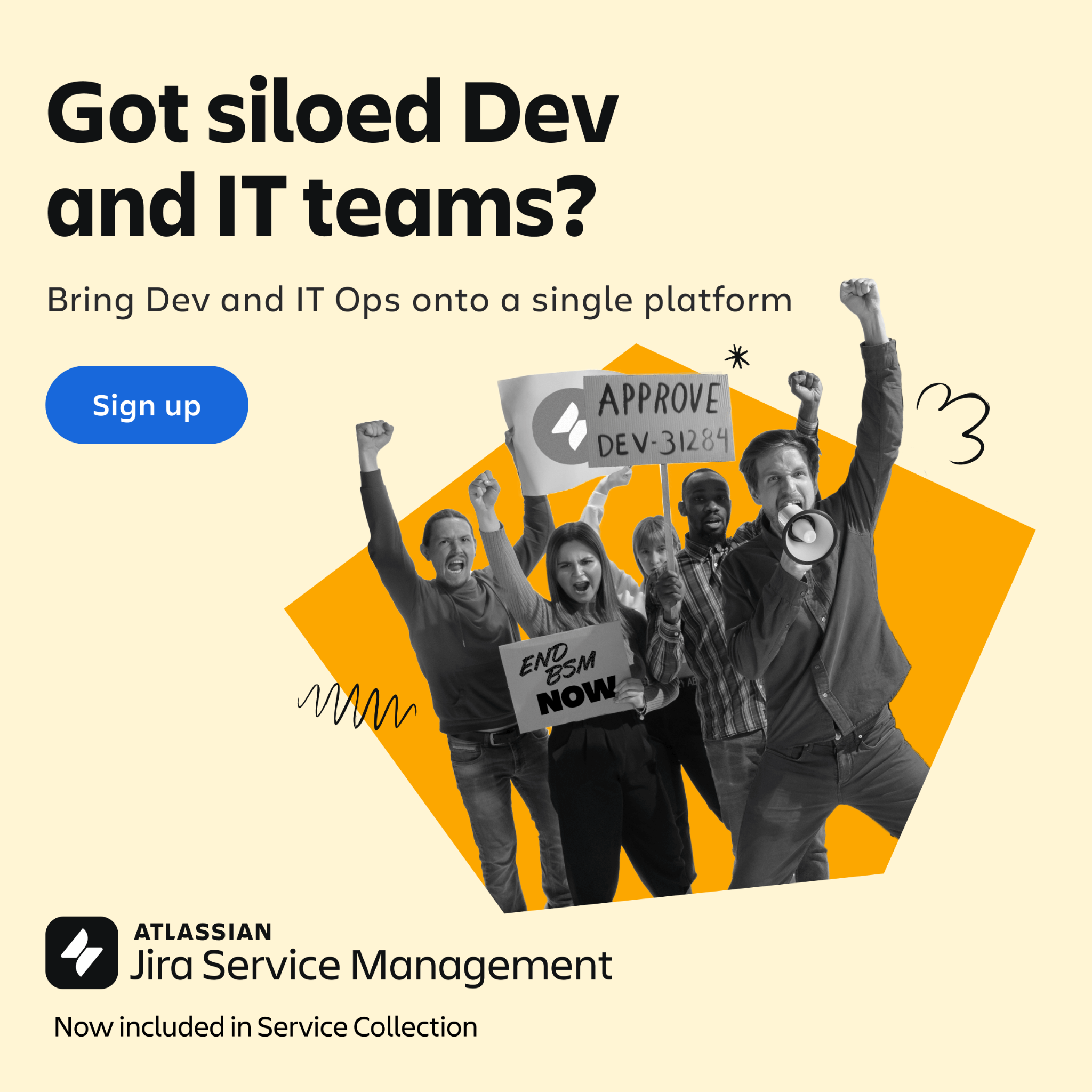 Atlassian Facebook ad