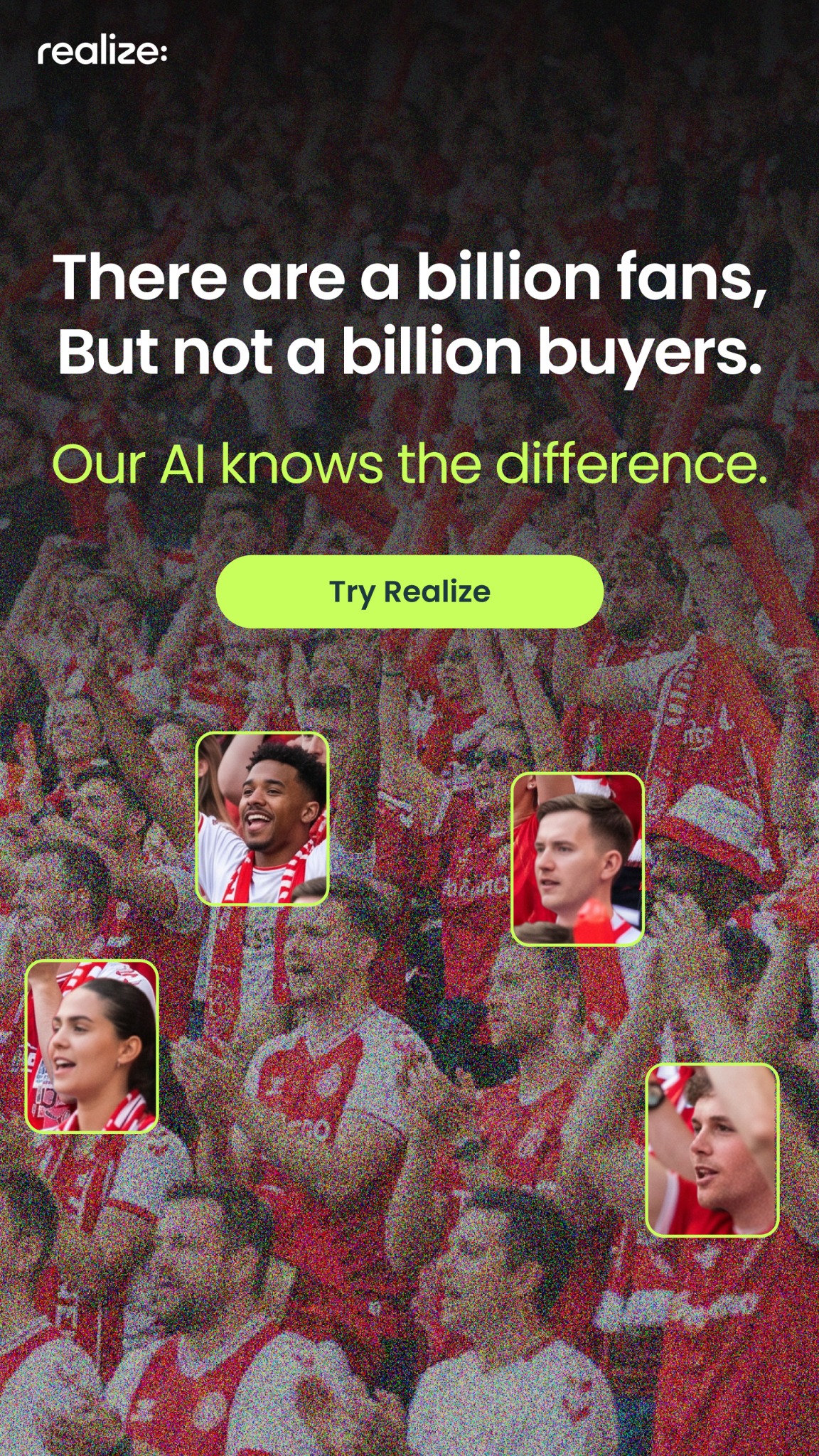Realize For Advertisers Facebook ad