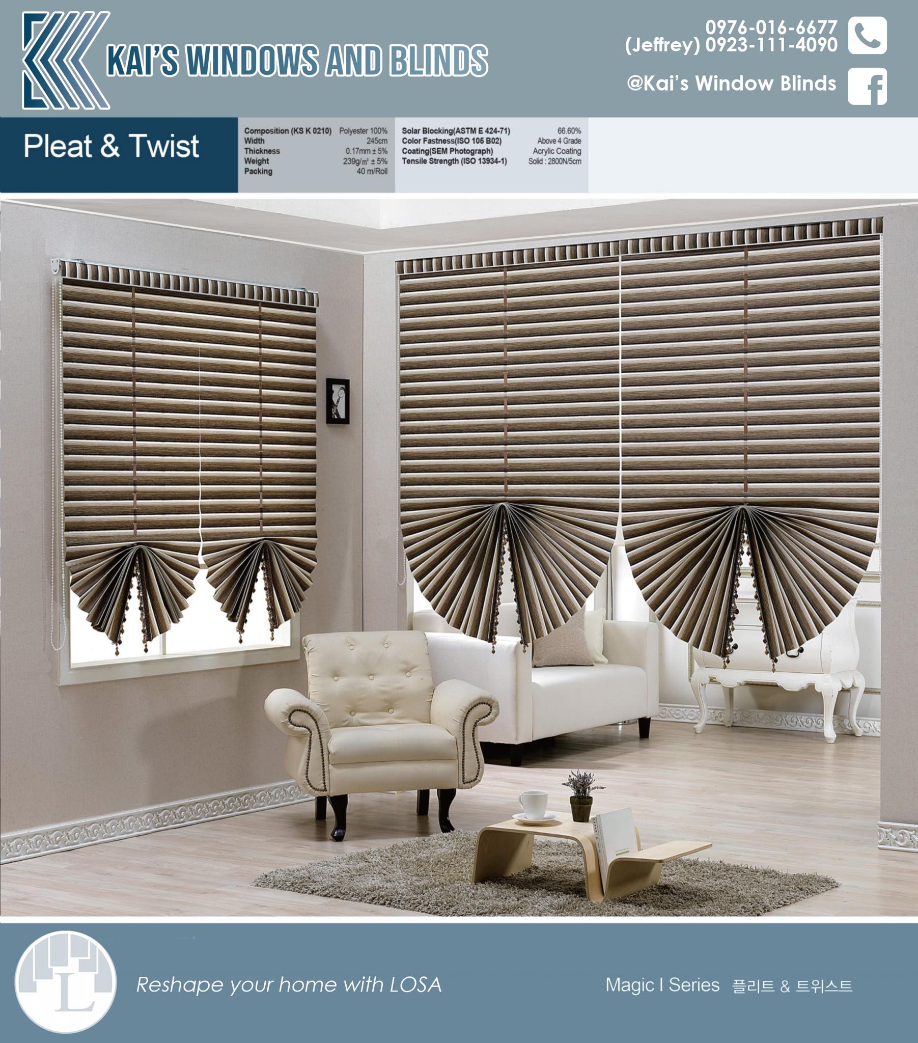 KAI’s window blinds Facebook ad: Are you looking for AUTHENTIC KOREAN WINDOW BLINDS?