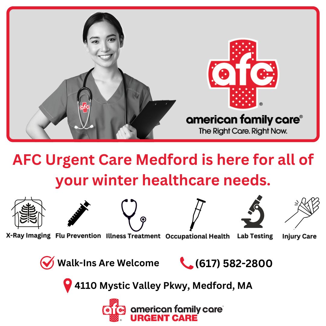AFC Urgent Care Medford Facebook ad from Jan 5, 2026