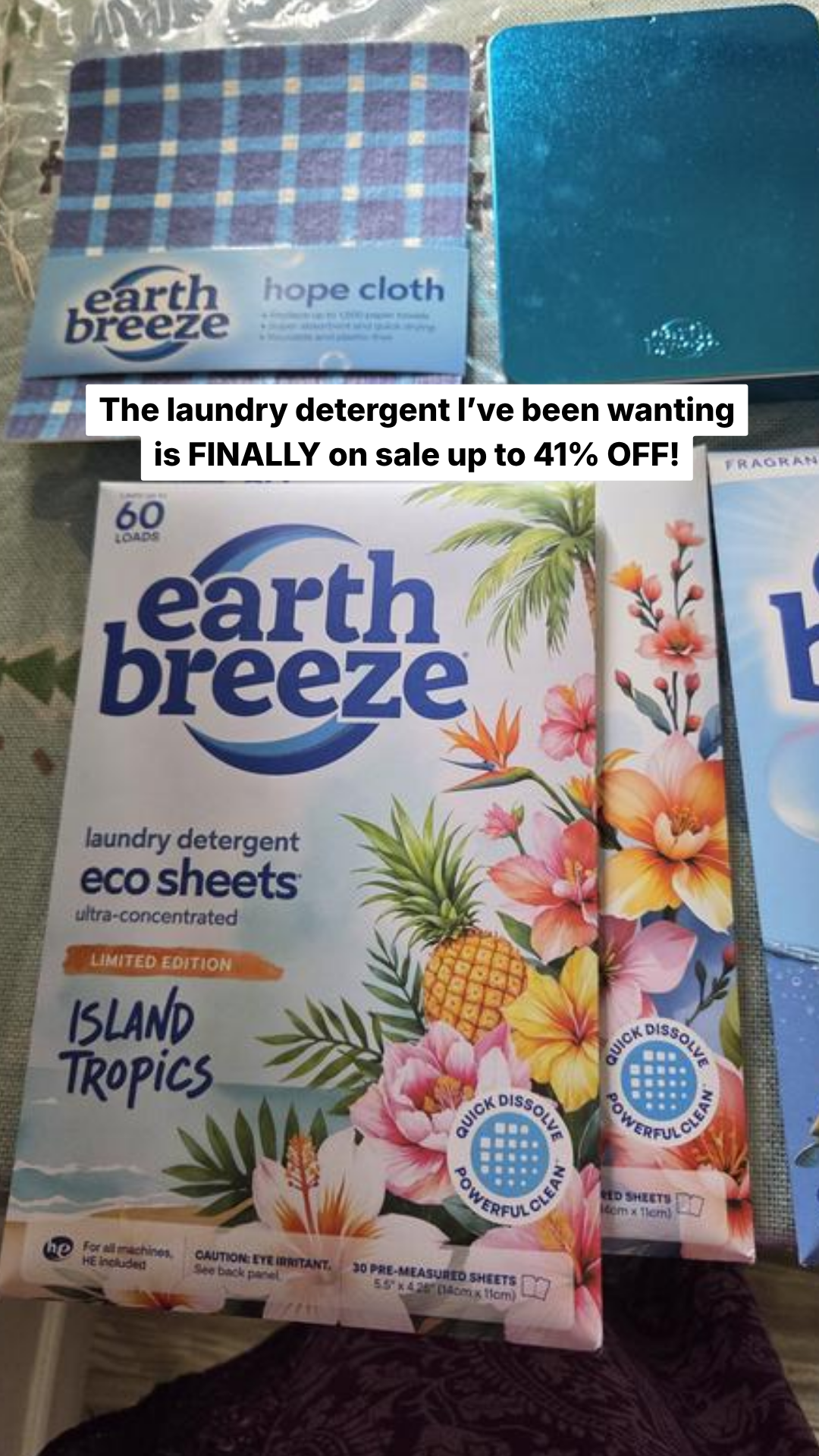 Earth Breeze Facebook ad