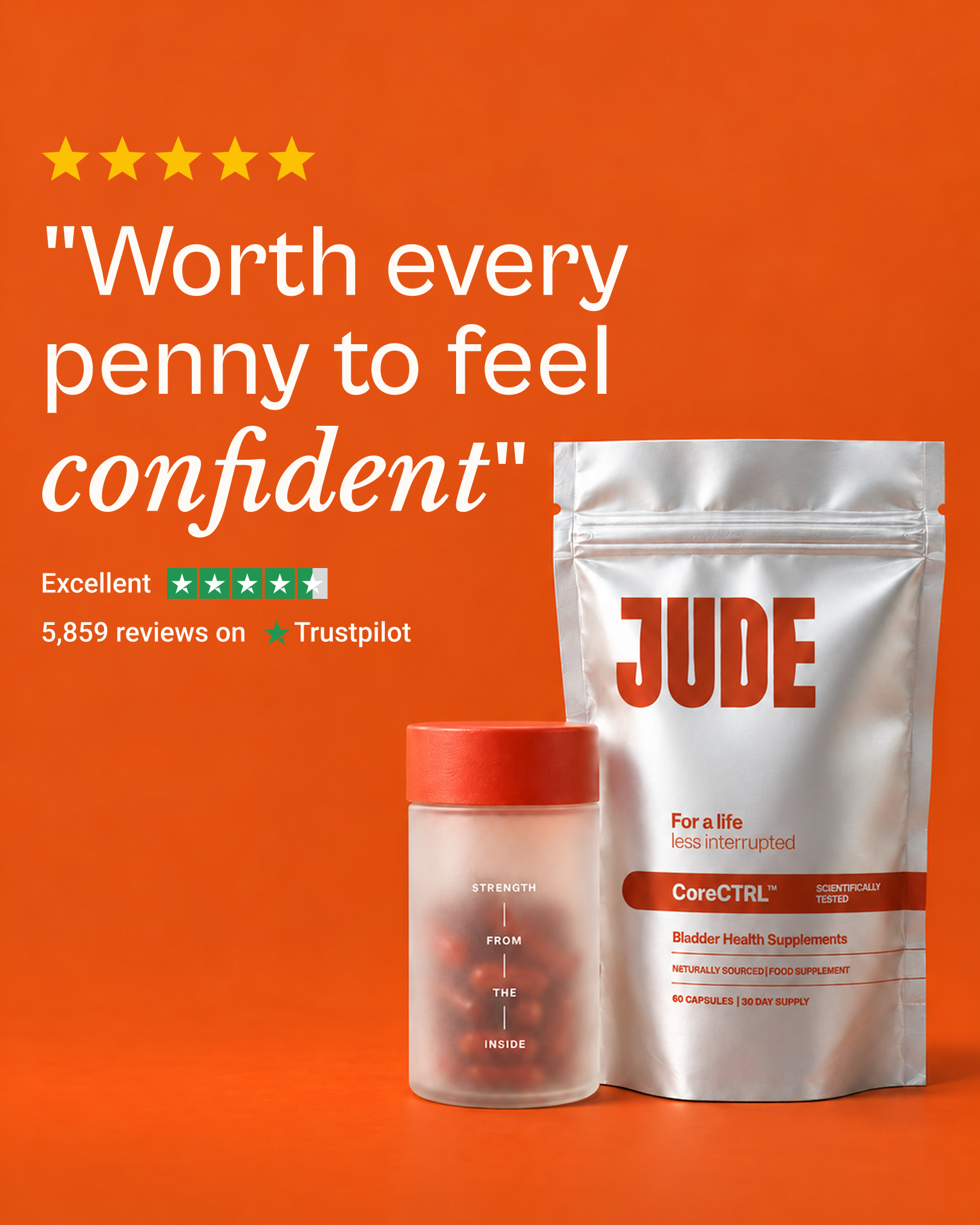 Jude Facebook ad: 20% off for new customers
