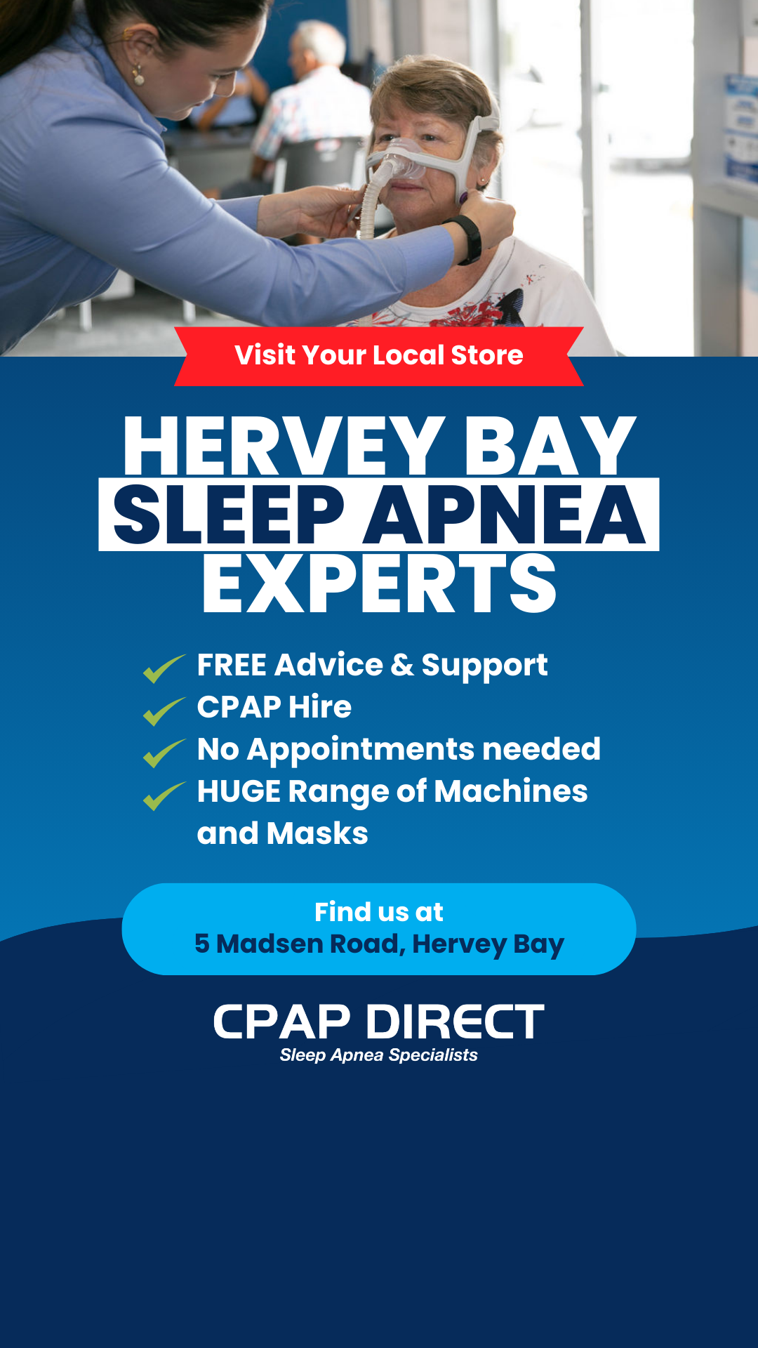 CPAP Direct Facebook ad