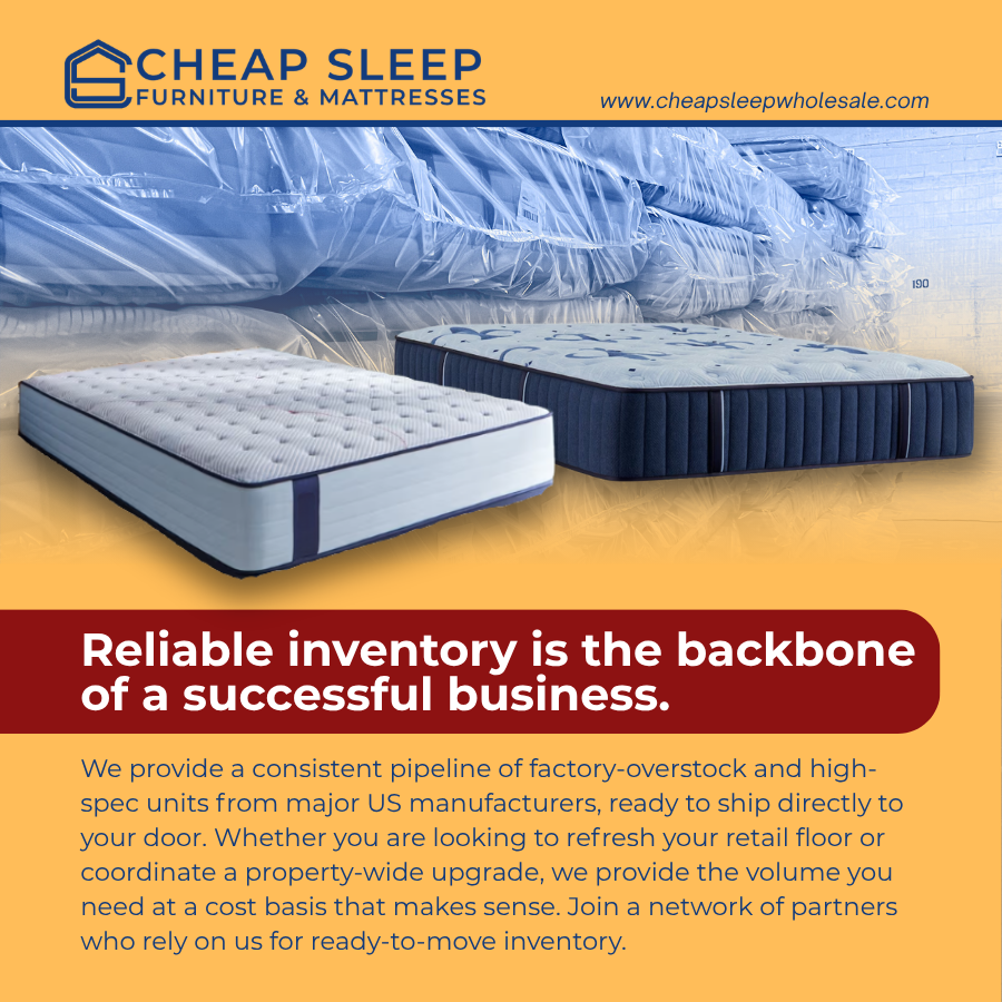 Cheap Sleep Wholesale Facebook ad: Good Inventory. Better Margins.