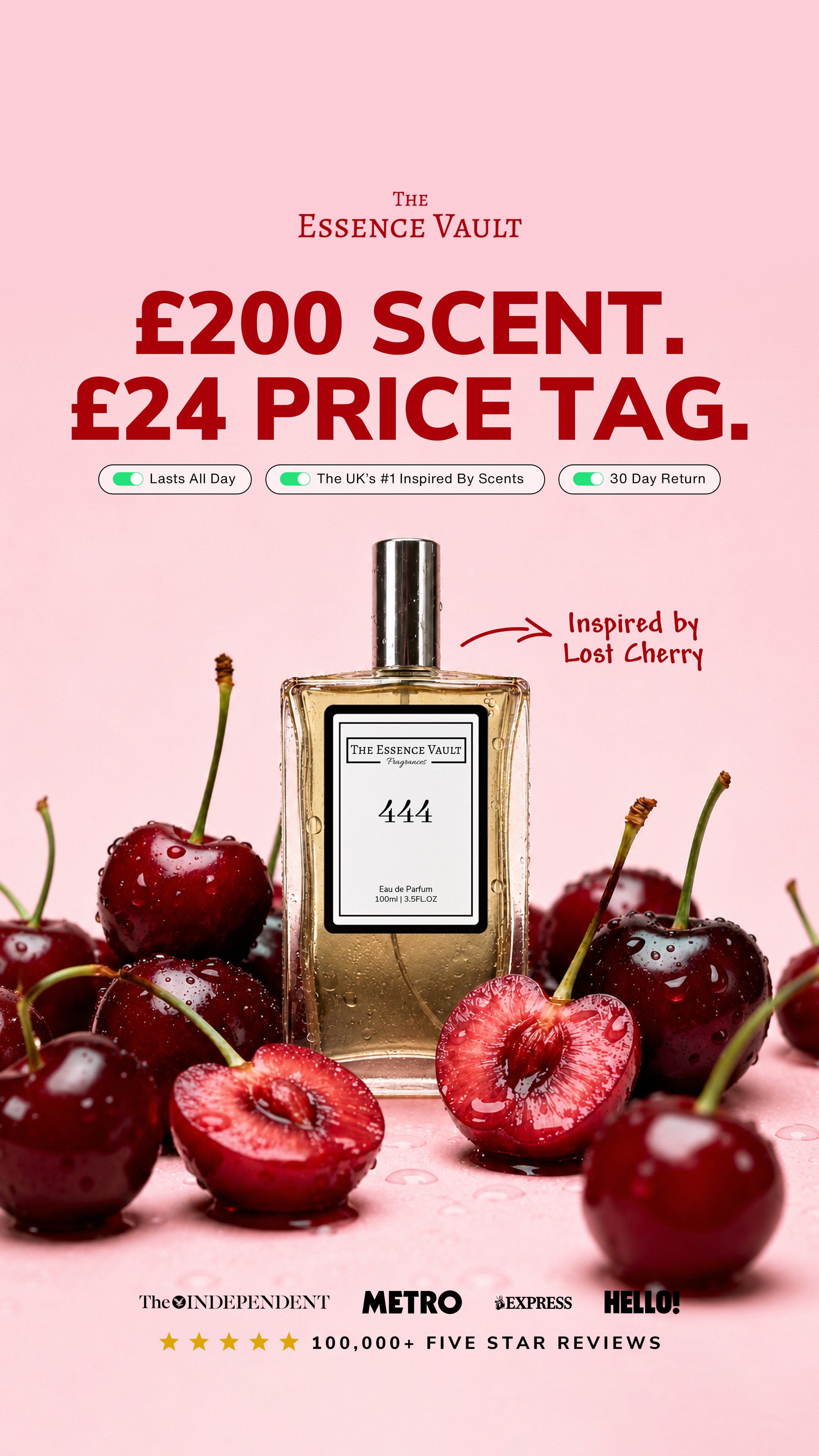 The Essence Vault Facebook ad