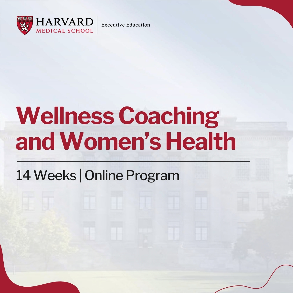Harvard Medical School Professional, Corporate, and Continuing Education Facebook ad