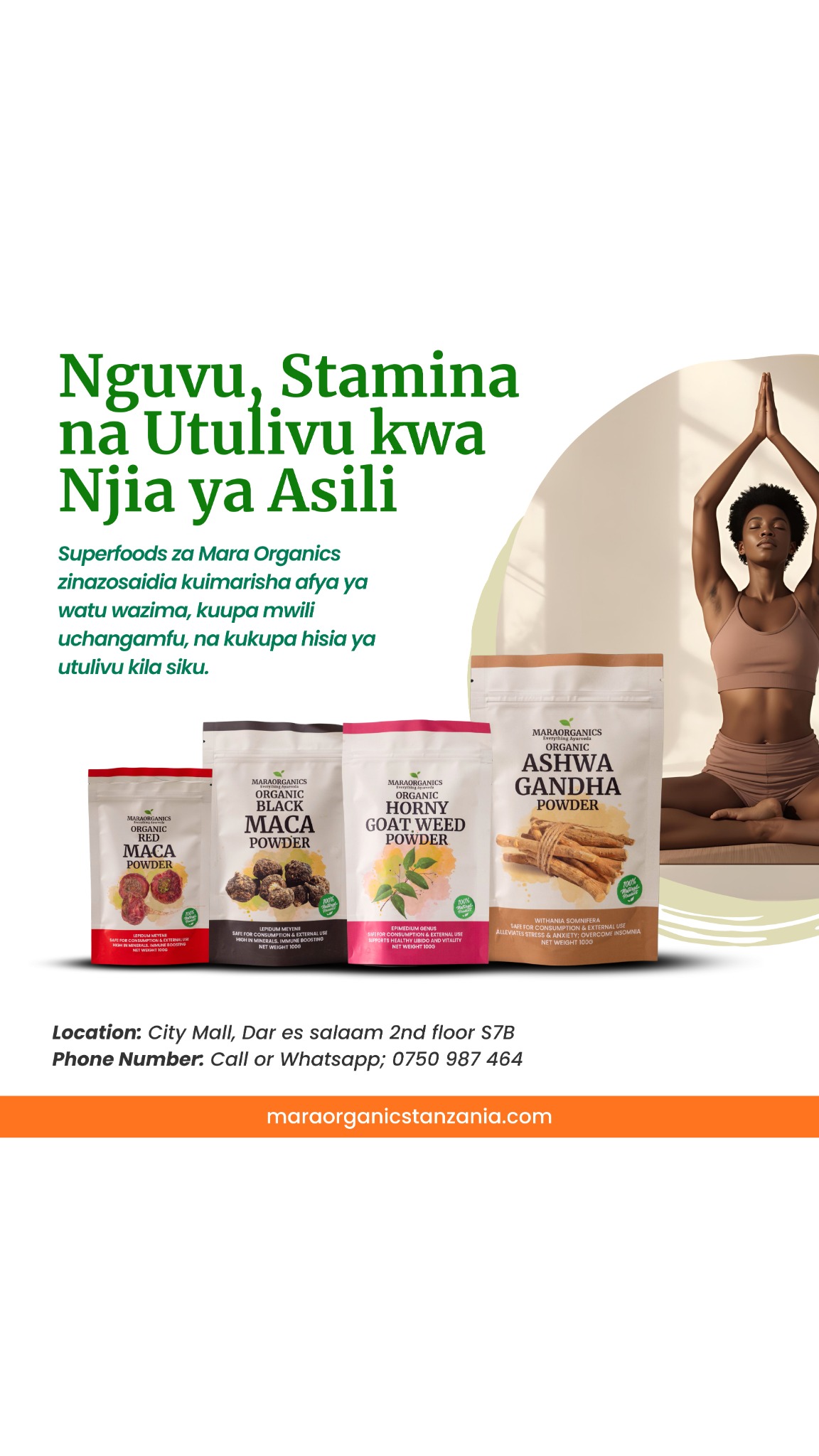 Mara Organics Tanzania Facebook ad