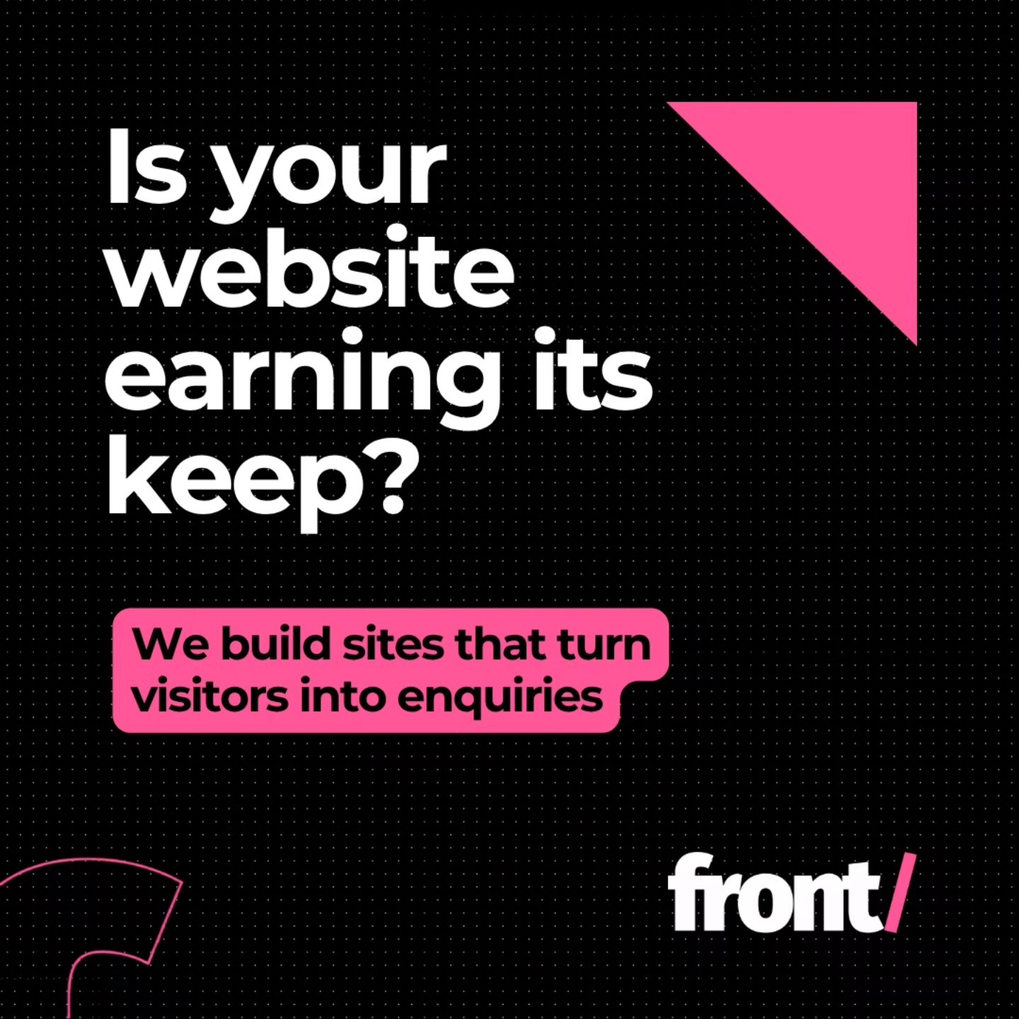 front Web Design Facebook ad