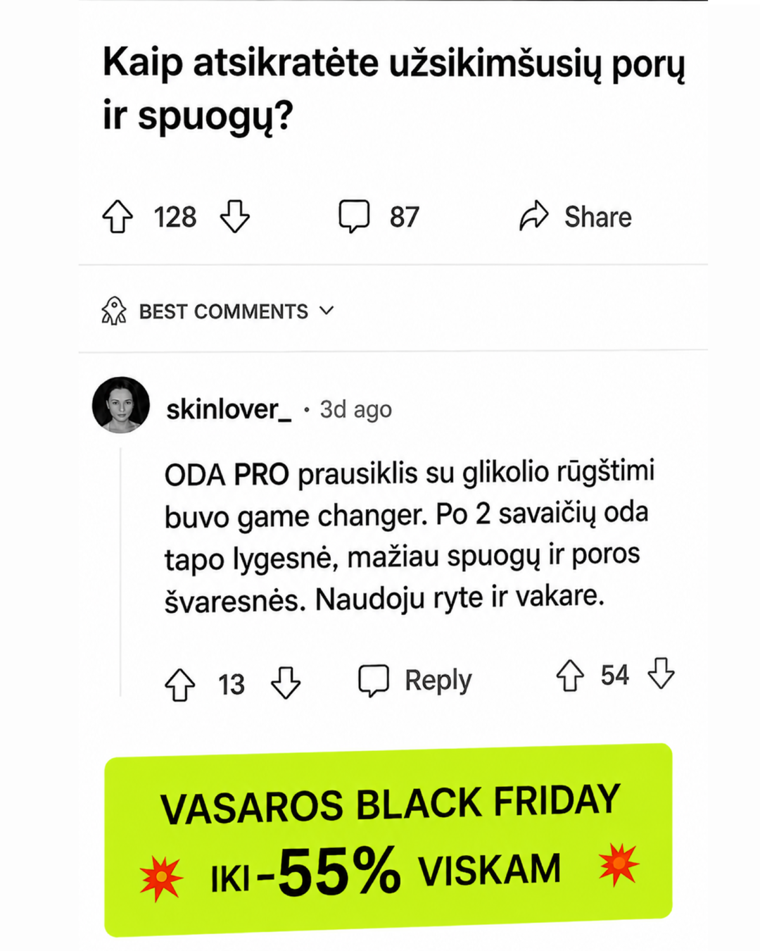 Odos ekspertai Facebook ad