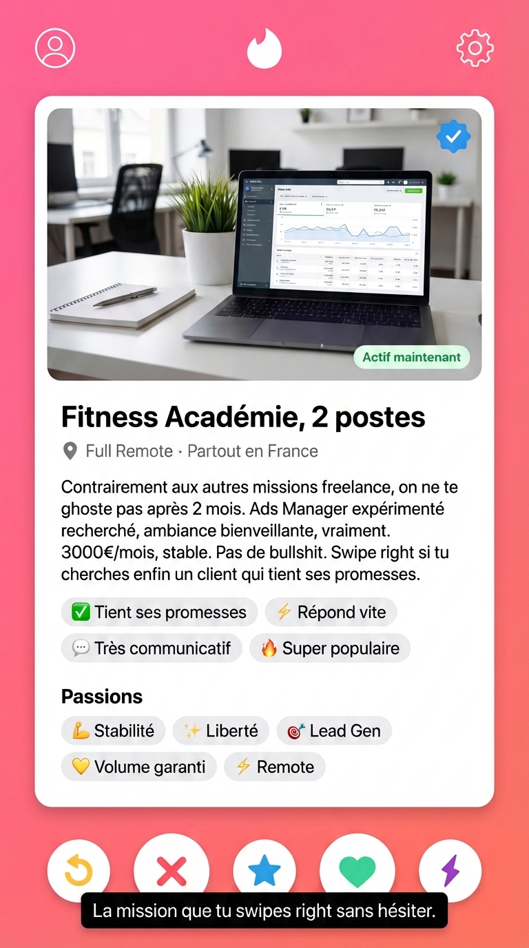 Fitness Académie - Cédric Roptin Facebook ad