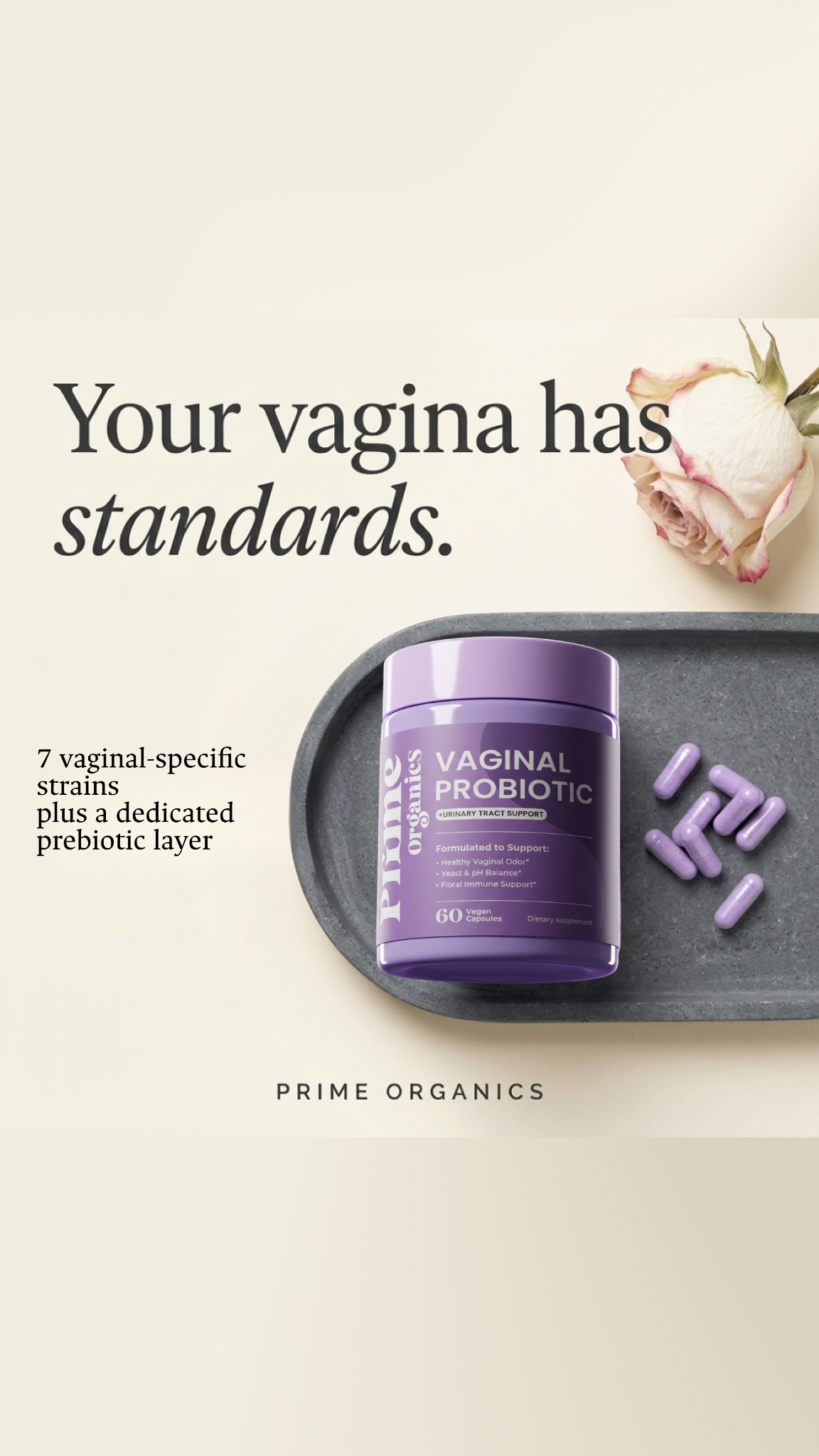 Prime Organics Facebook ad from Jul 27, 2026
