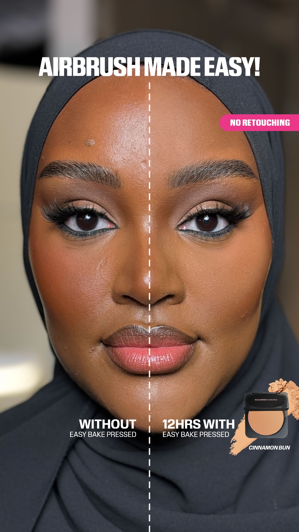 Huda Beauty Facebook ad