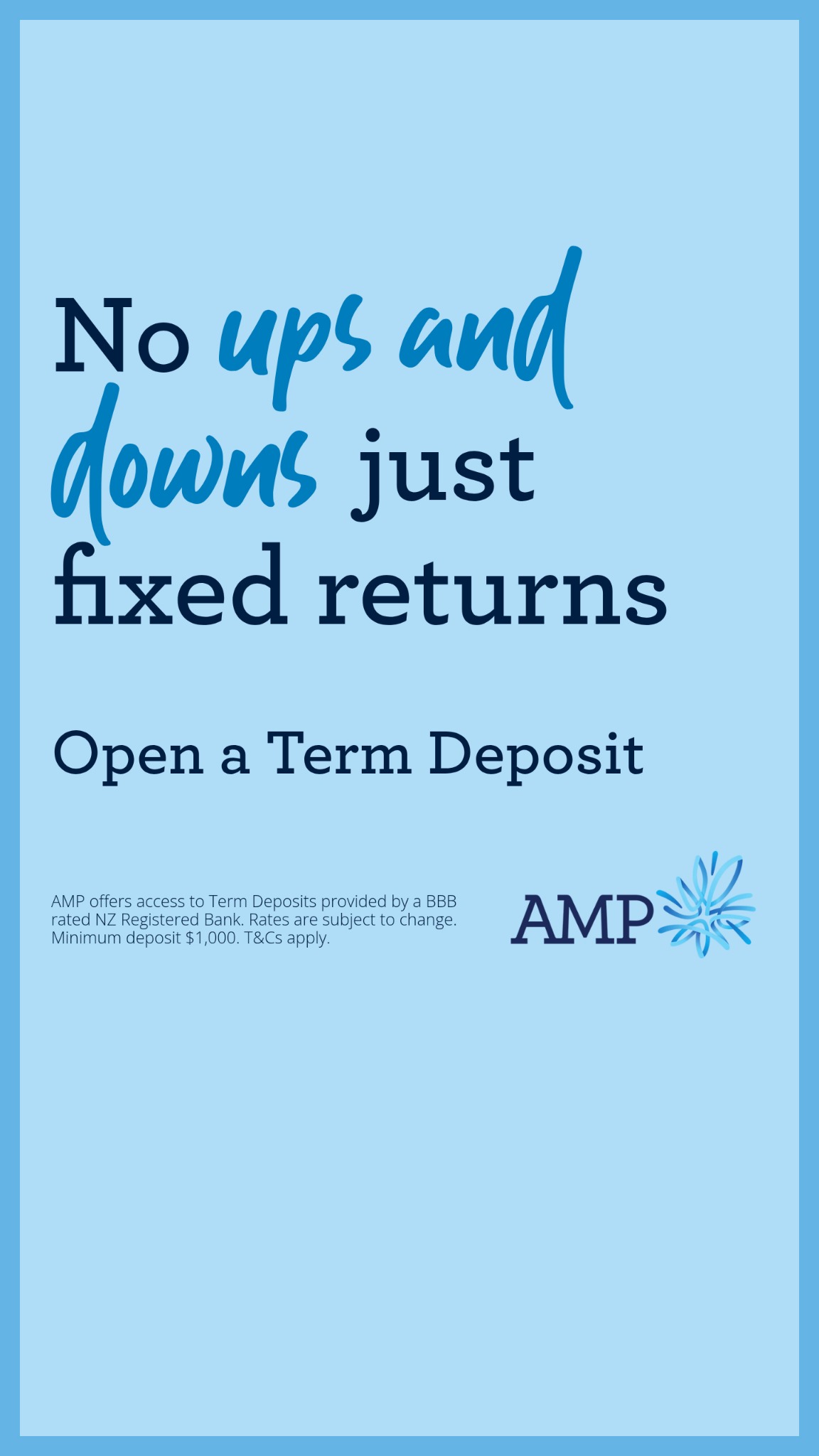AMP New Zealand Facebook ad