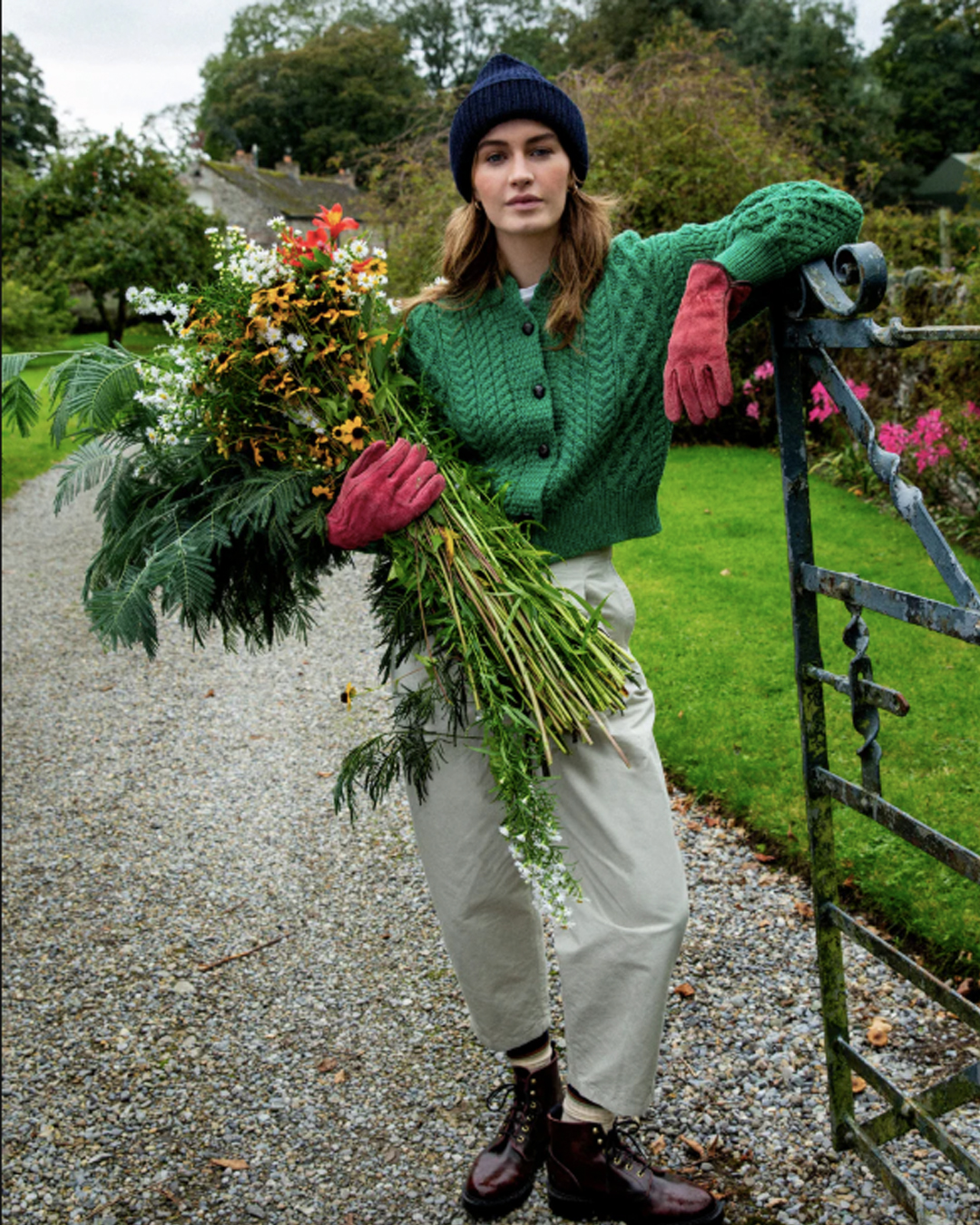 Irish Design House Facebook ad: Contemporary Irish knitwear, a winter classic
