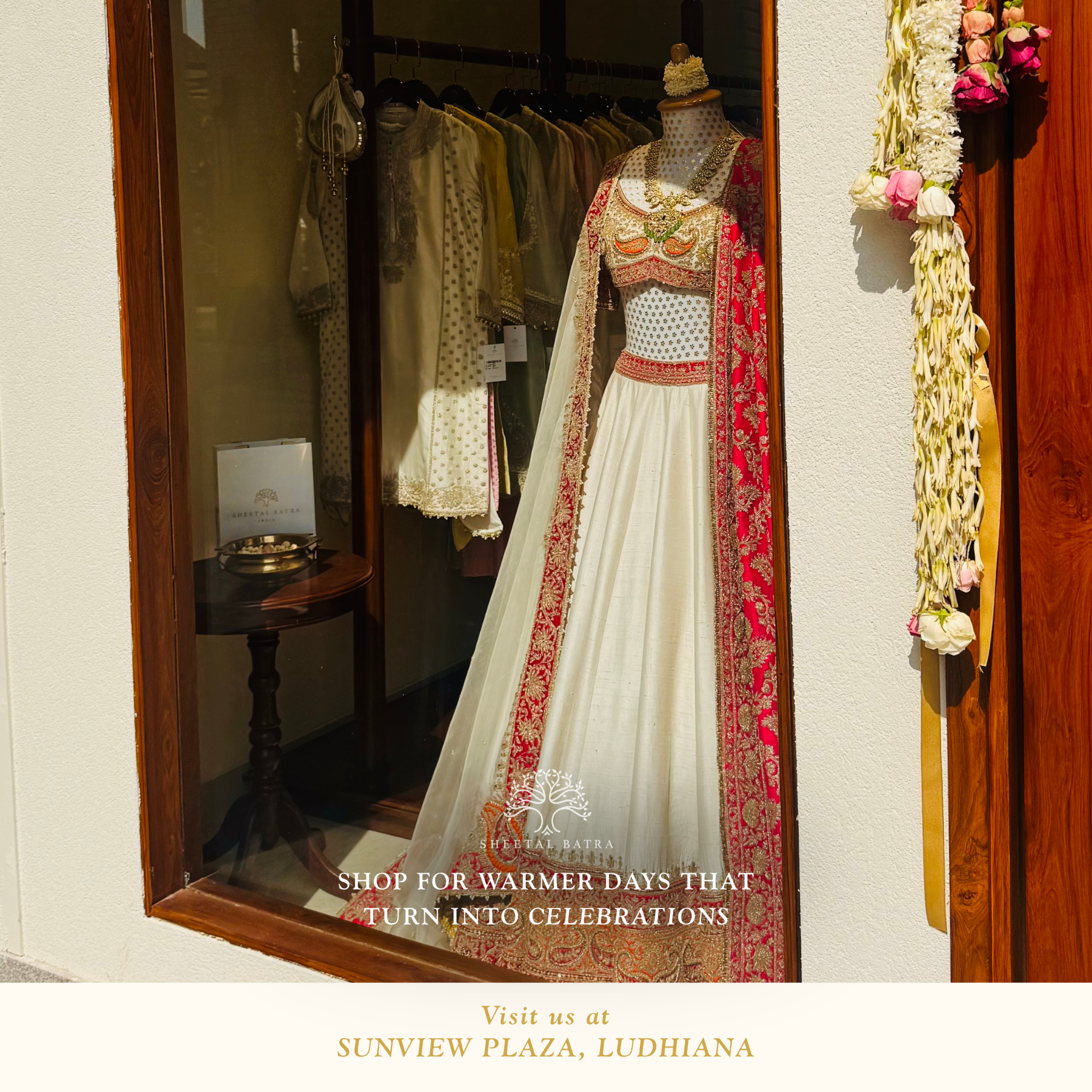 Sheetal Batra Facebook ad: Our New Flagship Store at S.C.O no.