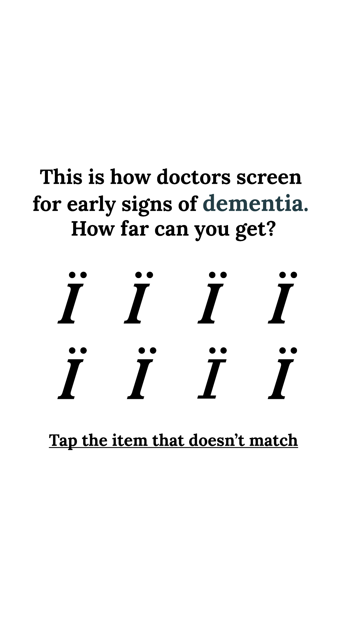 Test My IQ Facebook ad from Jun 1, 2026