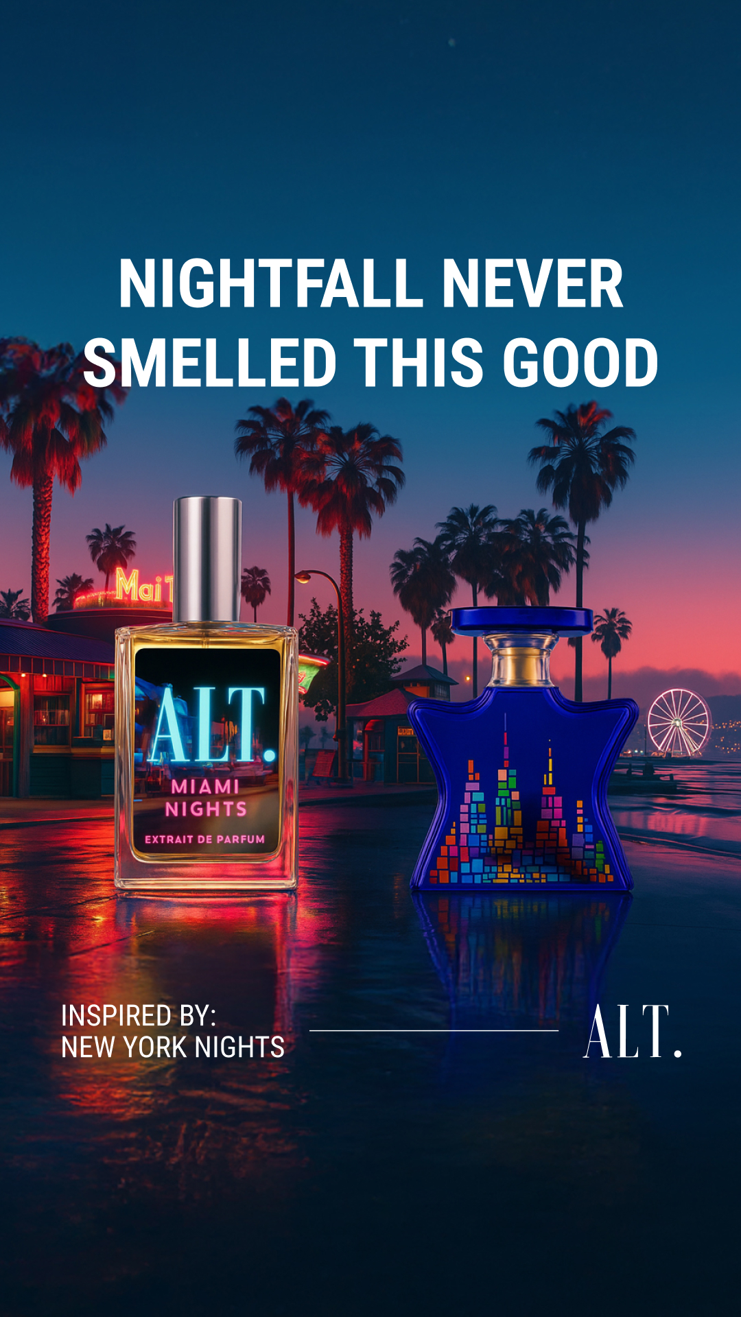ALT. Fragrances Facebook ad
