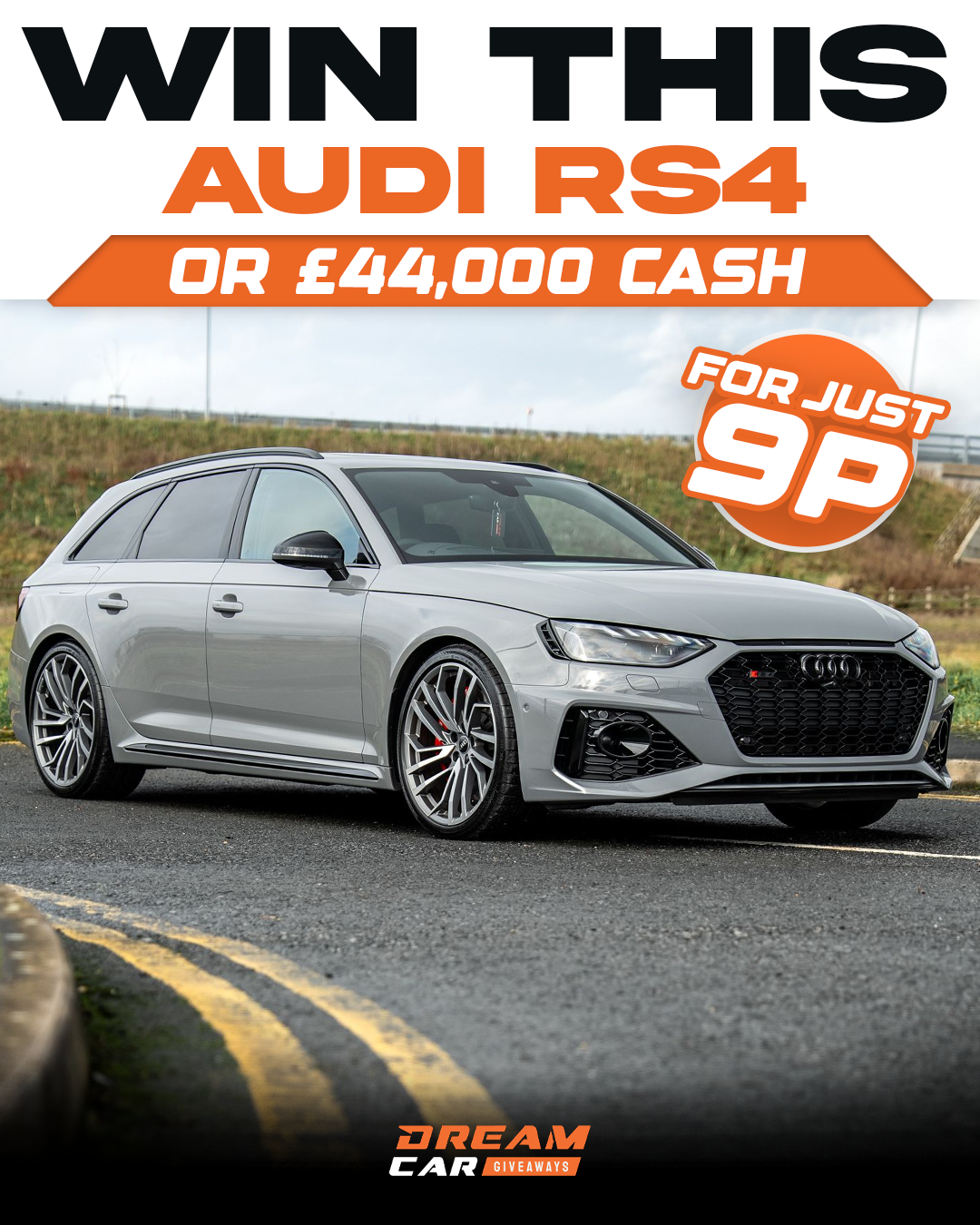 Dream Car Giveaways Facebook ad