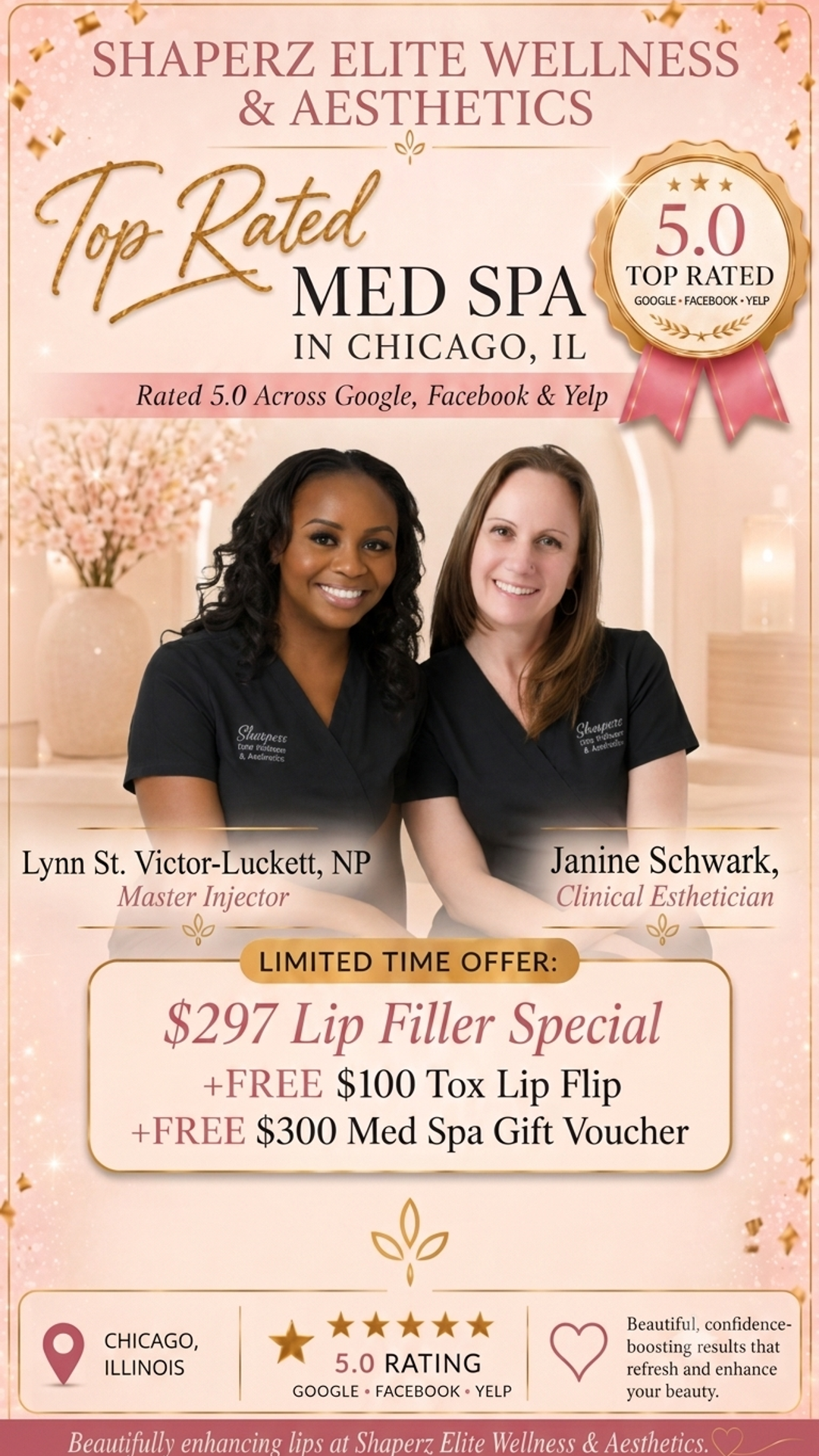Shaperz Elite Wellness and Aesthetics Facebook ad