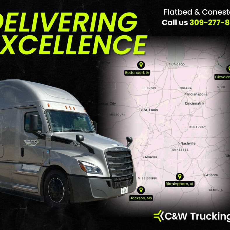 C & W Trucking, INC Facebook ad