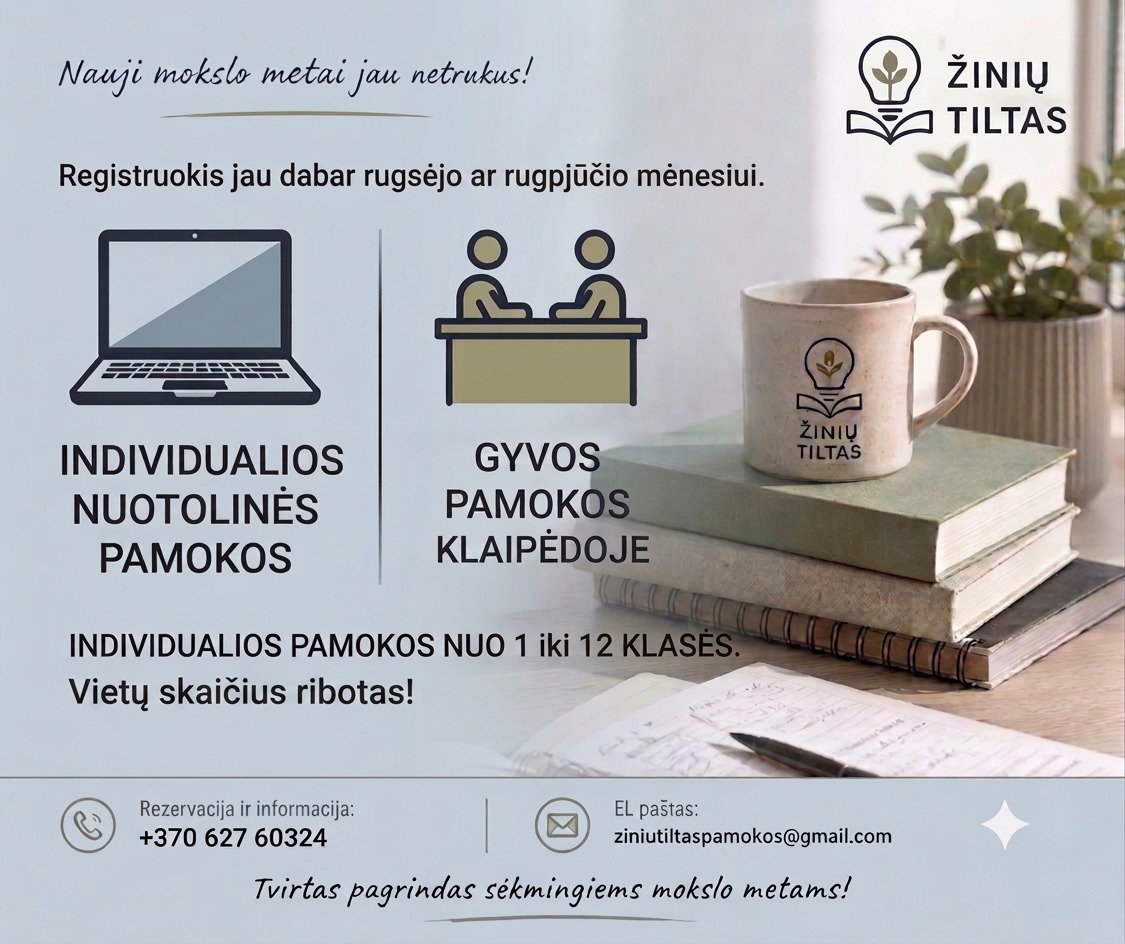 Žinių Tiltas Facebook ad: Džiaugiuosi ir didžiuojuosi praėjusių mokslo metų…