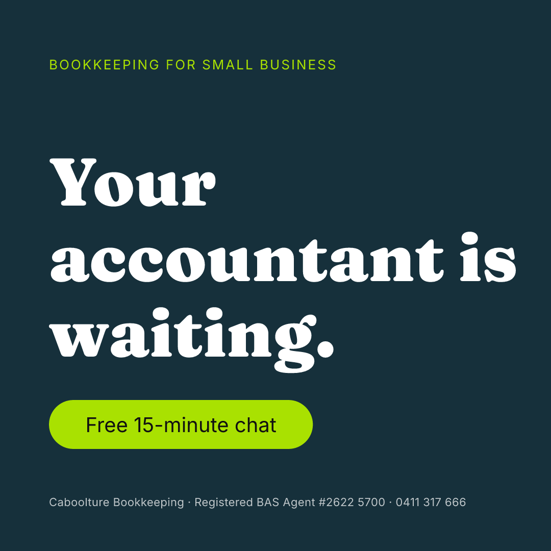 Caboolture Bookkeeping Facebook ad: Get tax ready