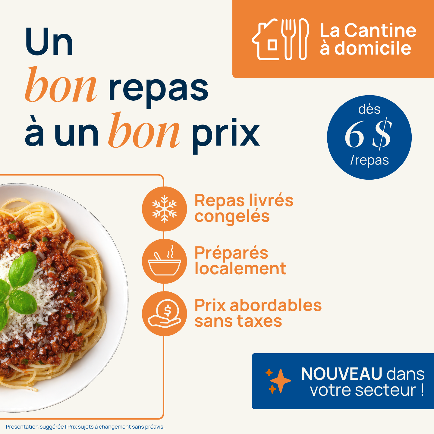 La Cantine pour tous Facebook ad: Désormais disponible chez vous!
