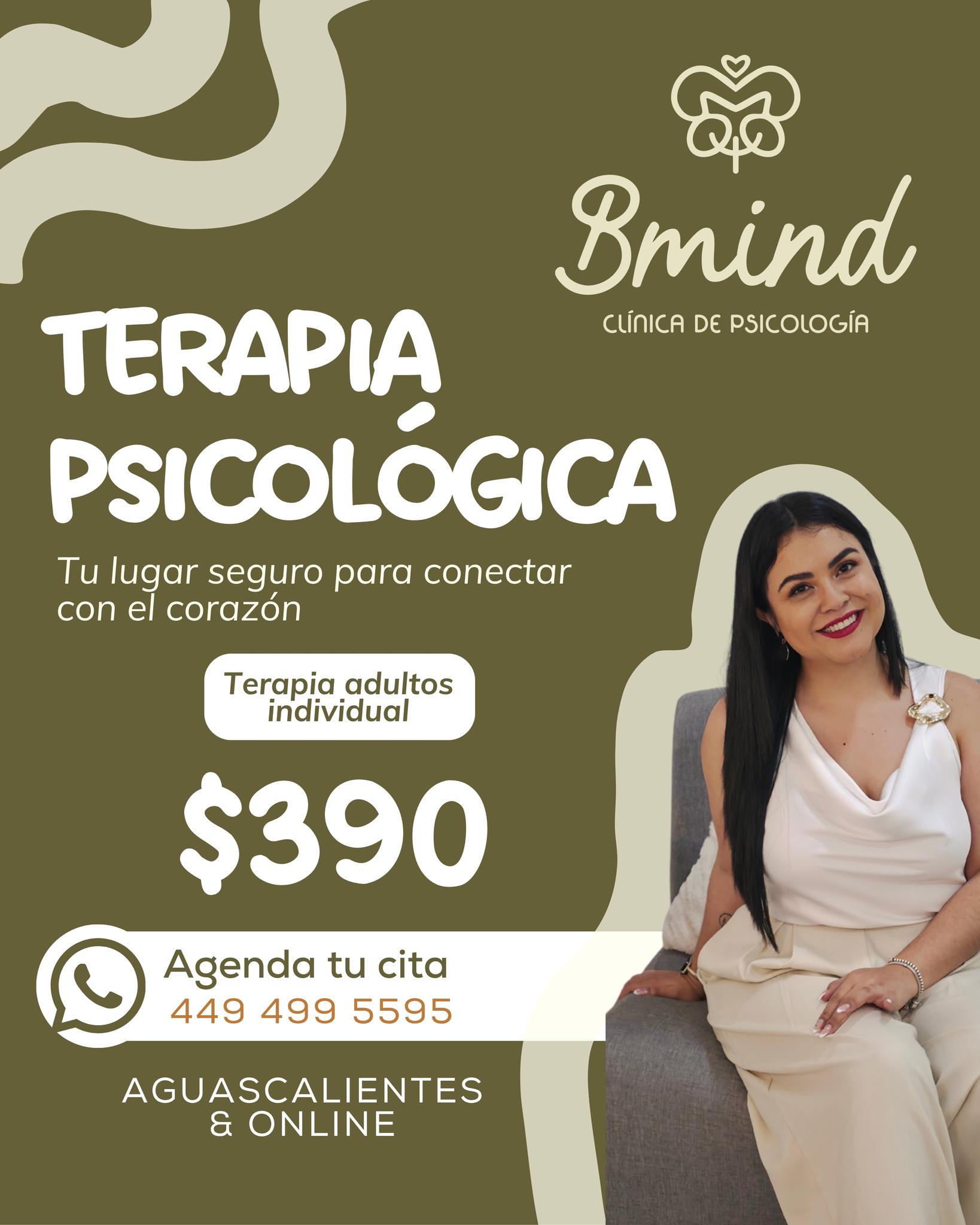 Bmind Clínica psicológica Facebook ad: Deja de exigirte poder con todo sola.