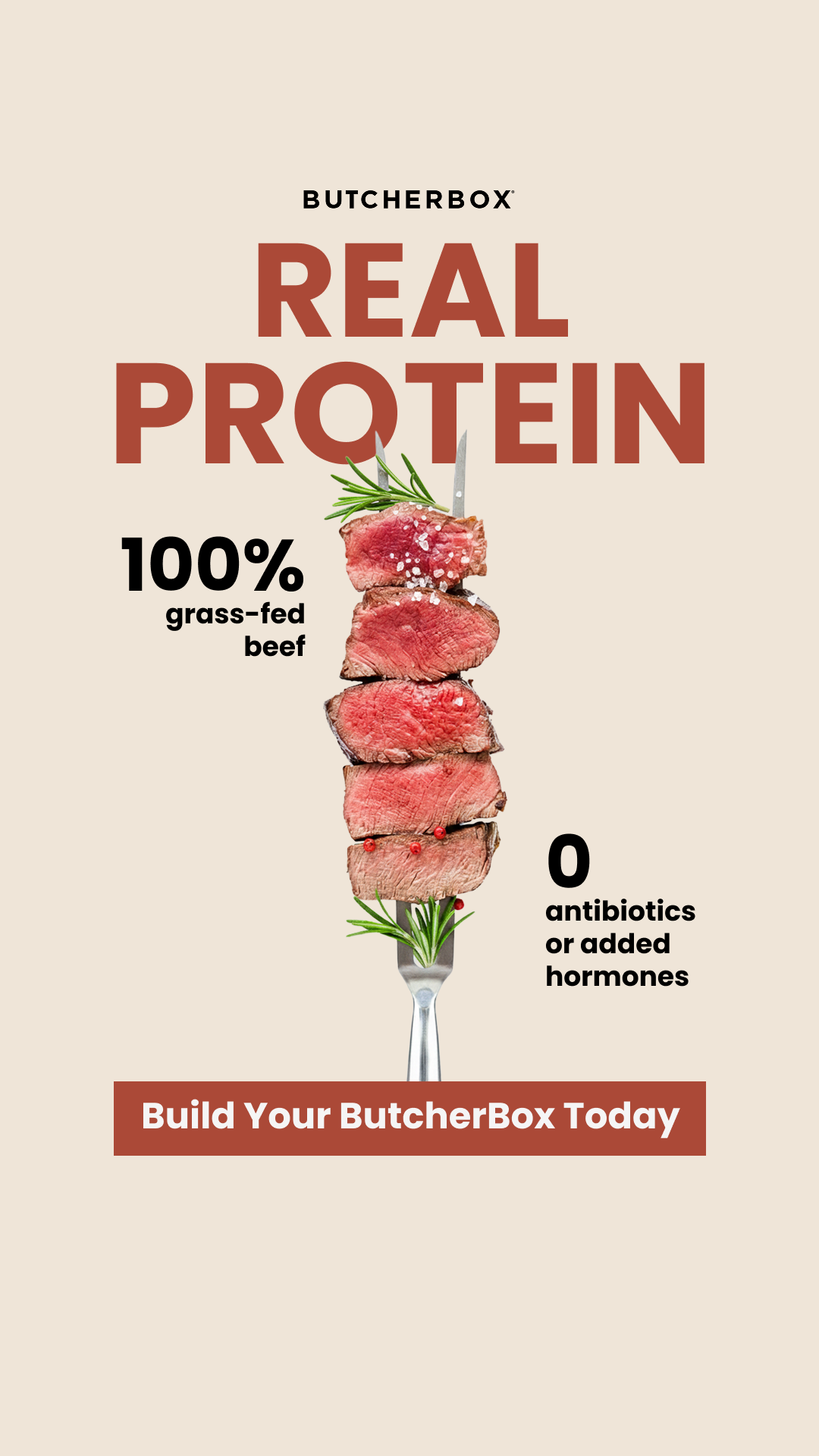 ButcherBox Facebook ad