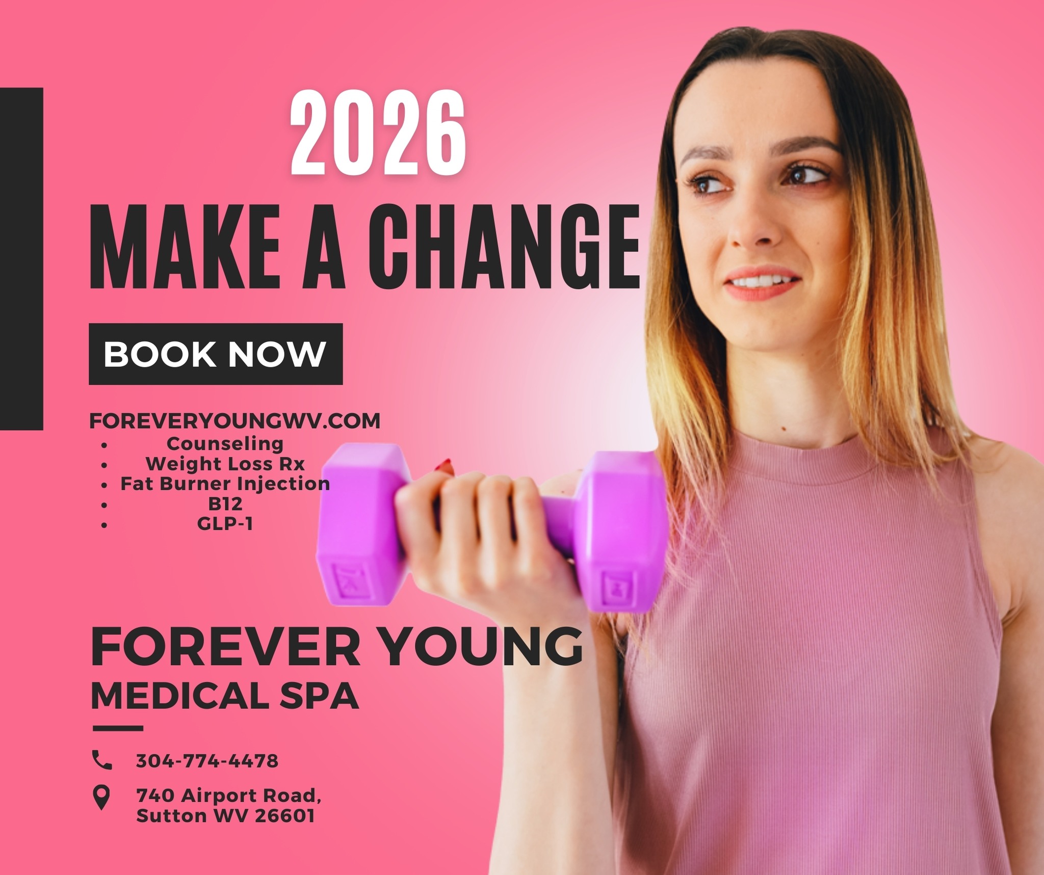 Forever Young Medical Spa Facebook ad: Forever Young Medical Spa offers a variety of…