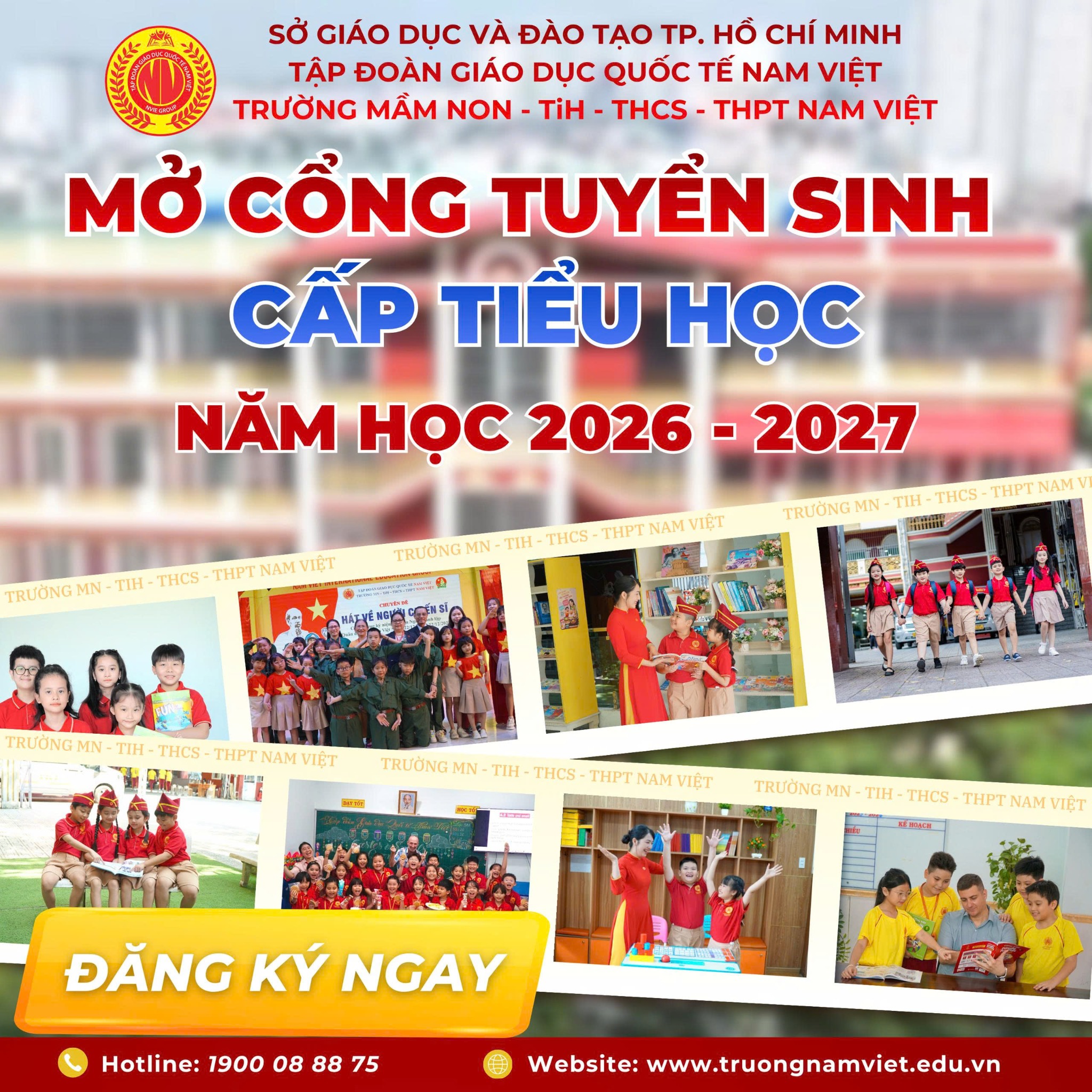 Trường Tiểu Học - THCS - THPT Nam Việt Facebook ad