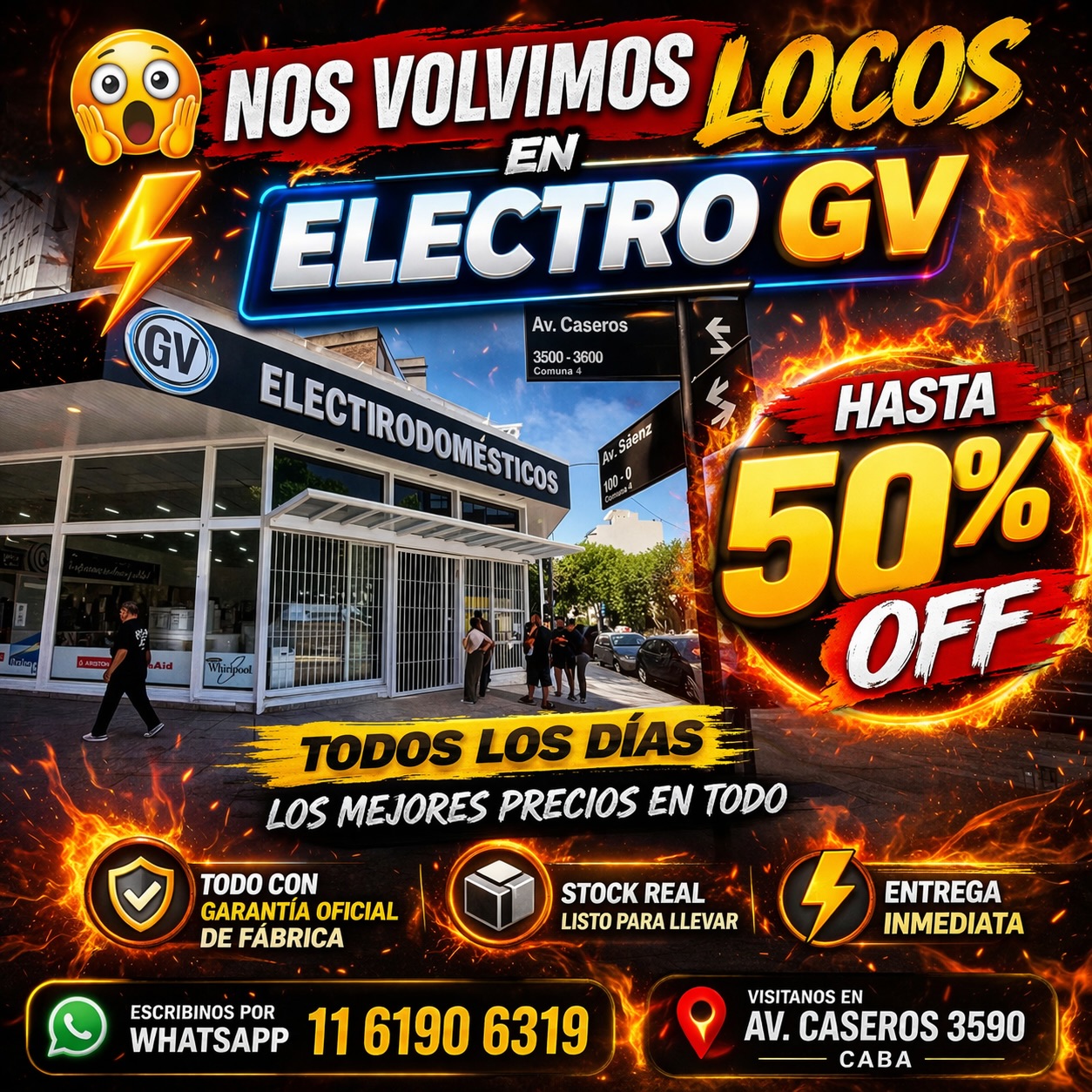 Heladeras GV Boedo Facebook ad