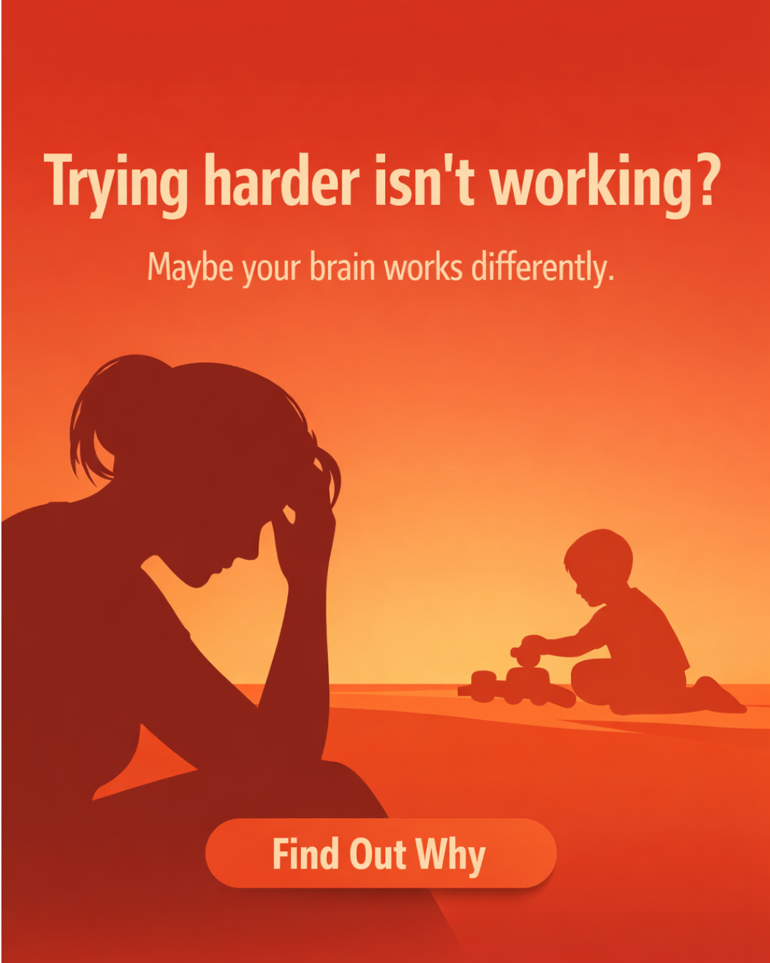 Rewire your ADHD brain Facebook ad