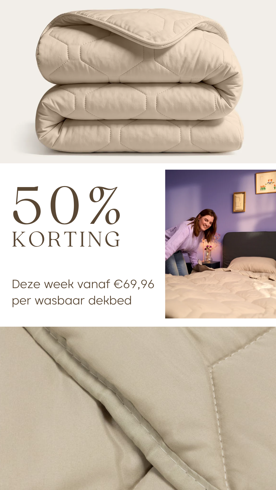 HappyBed Facebook ad