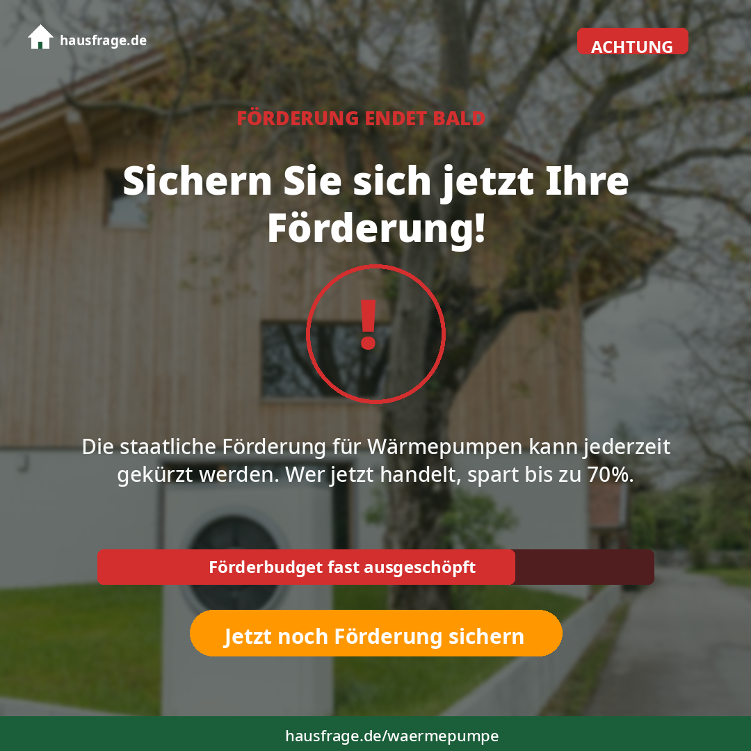 Hausfrage Facebook ad