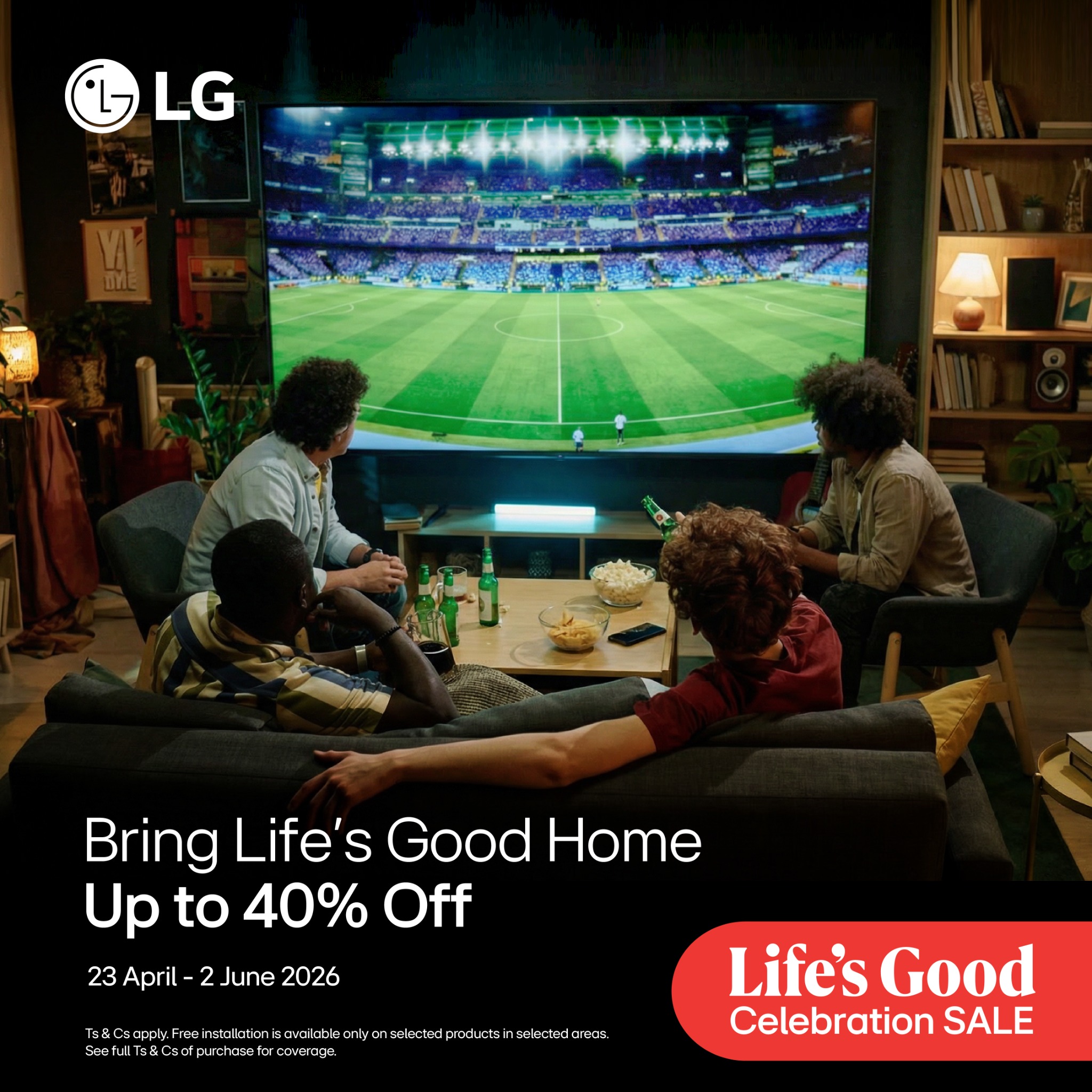 LG Global Facebook ad: Where moments come alive